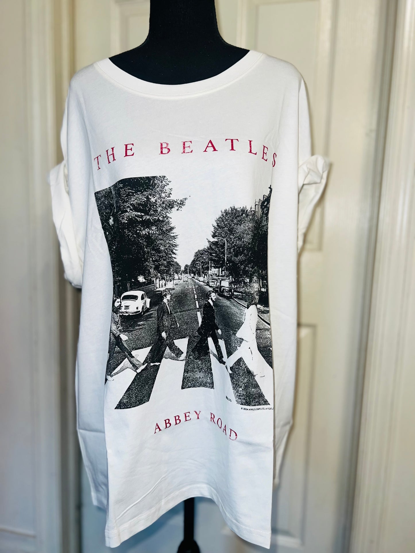 The Beatles Oversized Distressed Tee
