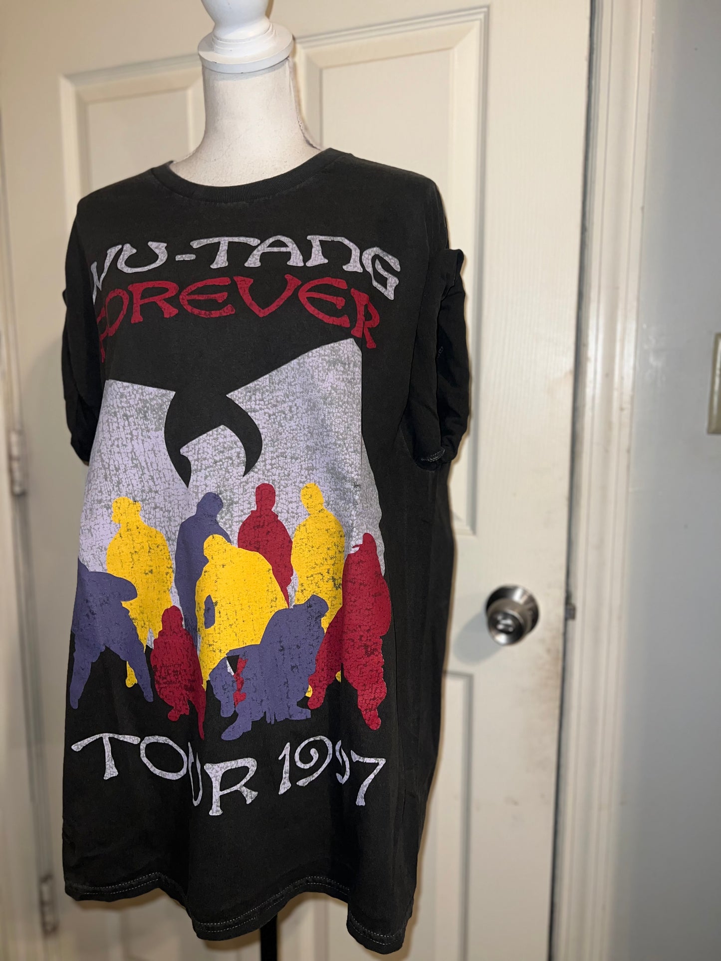 Wu-Tang Clan Oversized Distressed Tee