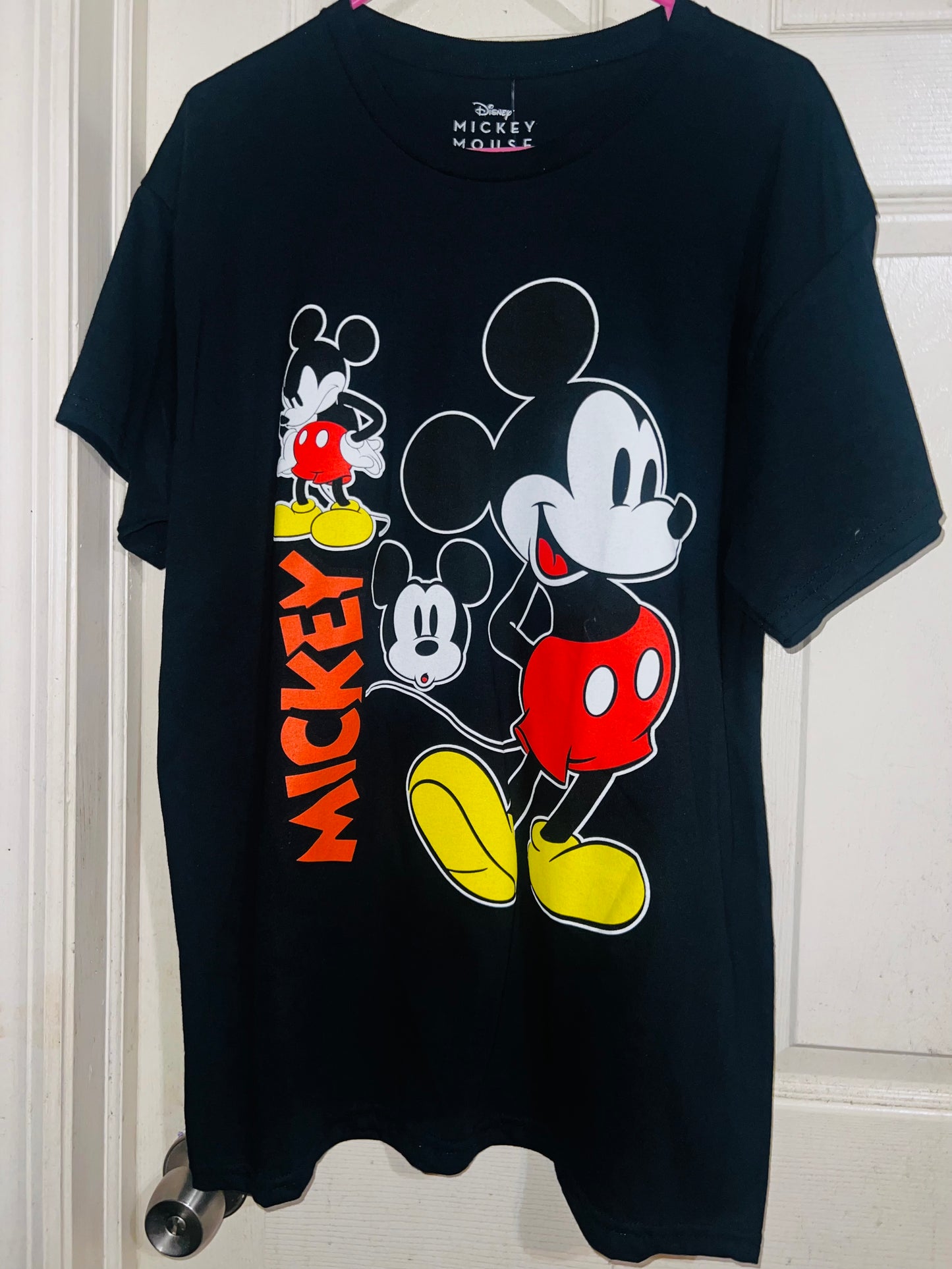 Mickey Mouse Oversized Distressed Tee