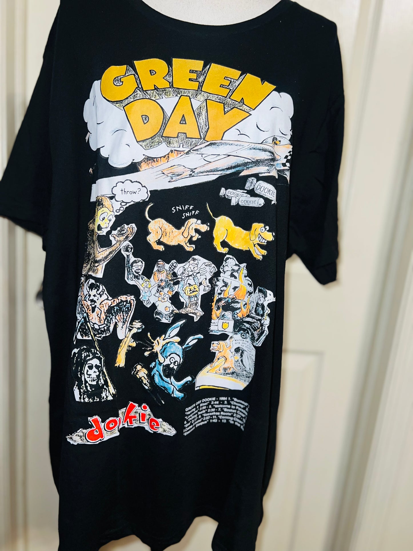 Def Leppard Double Sided Oversized Distressed Tee