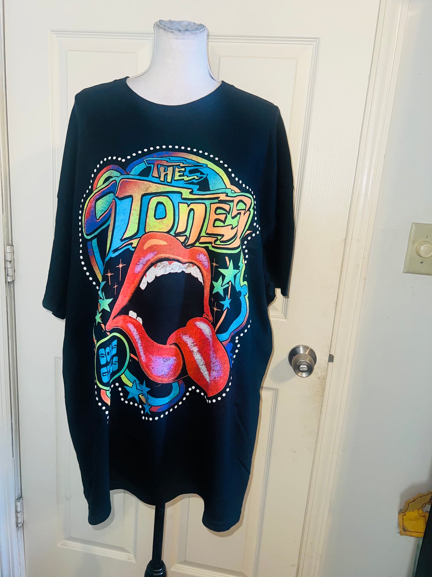 Rolling Stones Oversized Distressed Tee