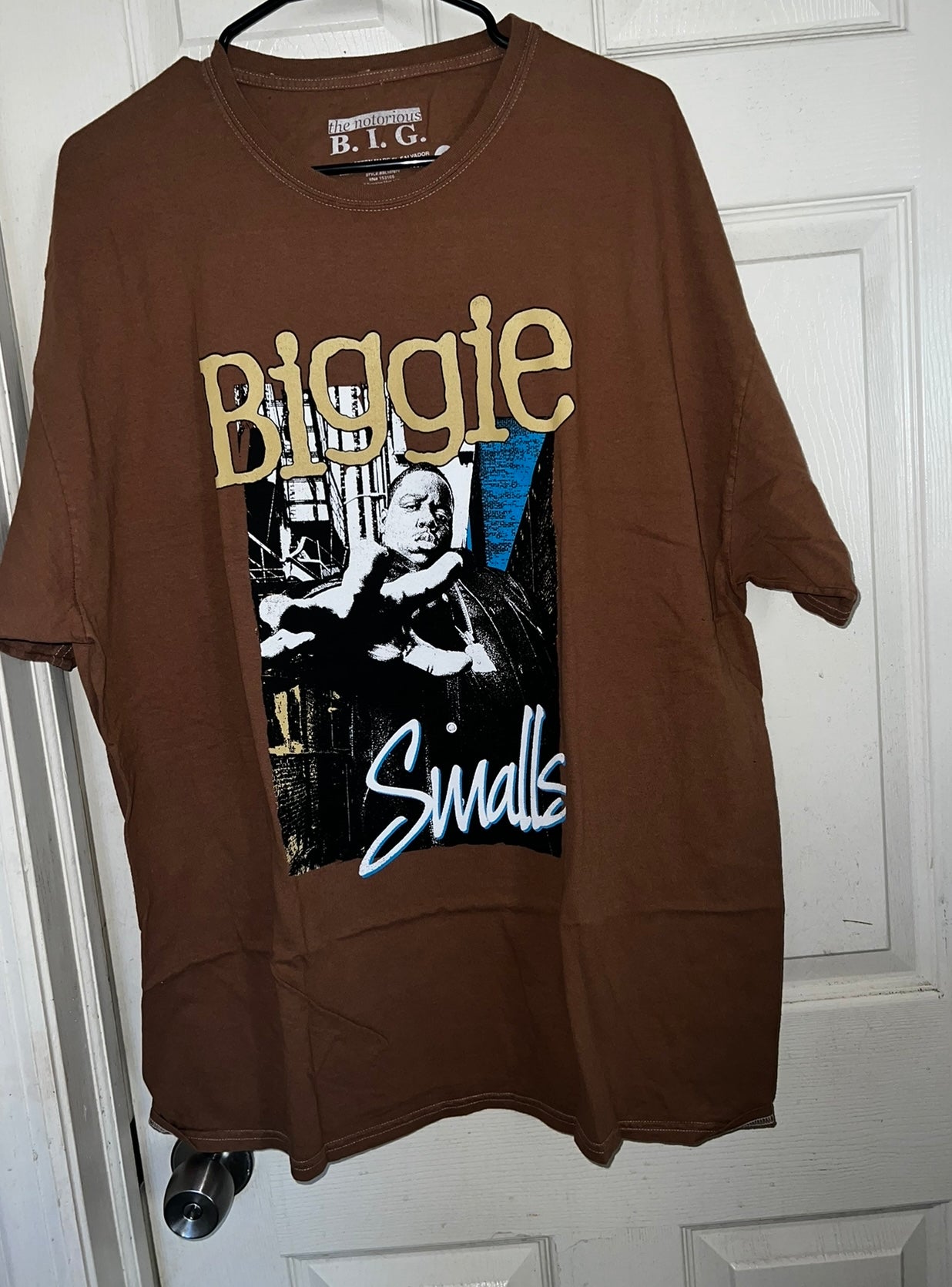 Biggie Smalls Oversized Distressed T-Shirt