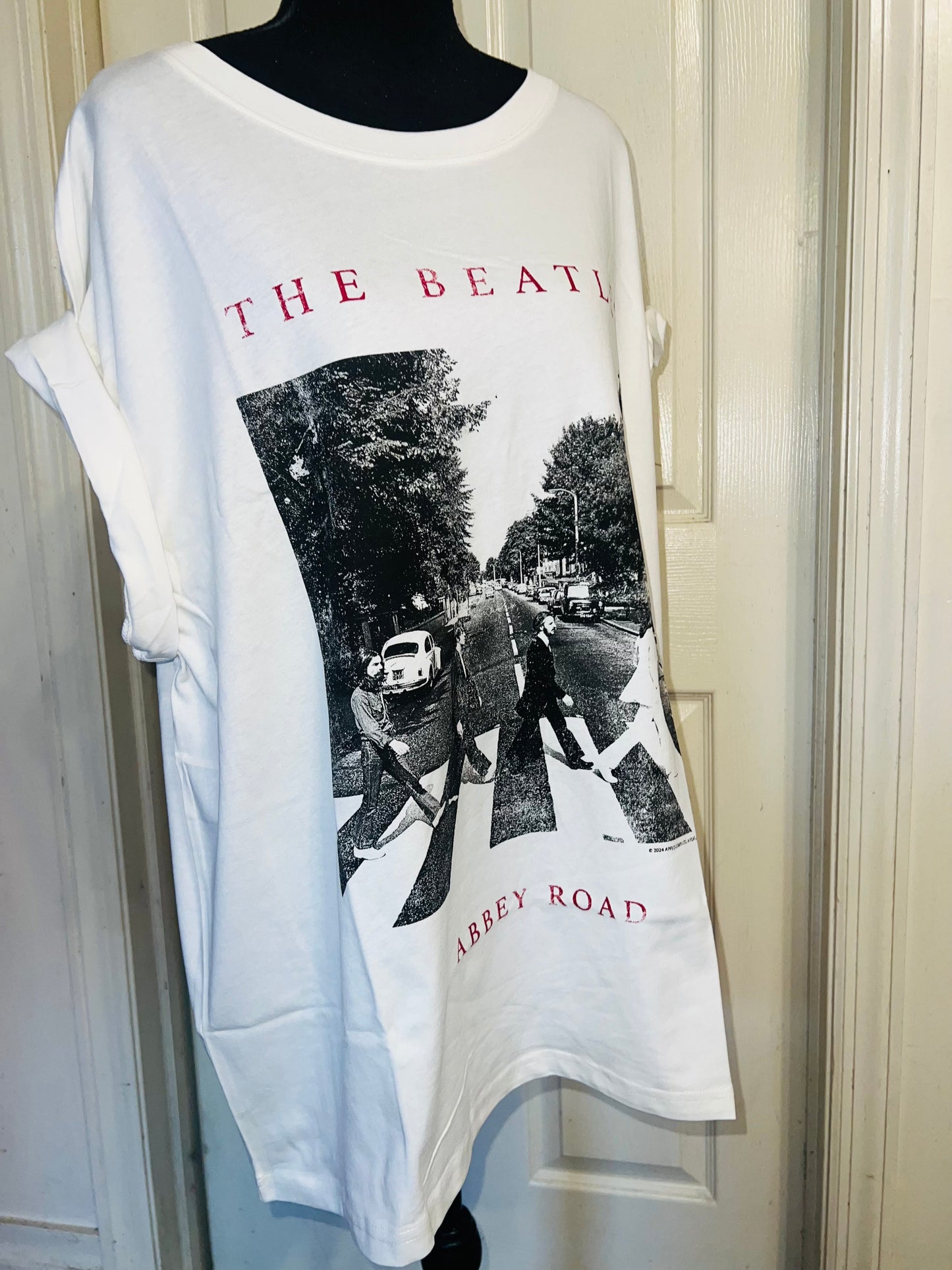 The Beatles Oversized Distressed Tee