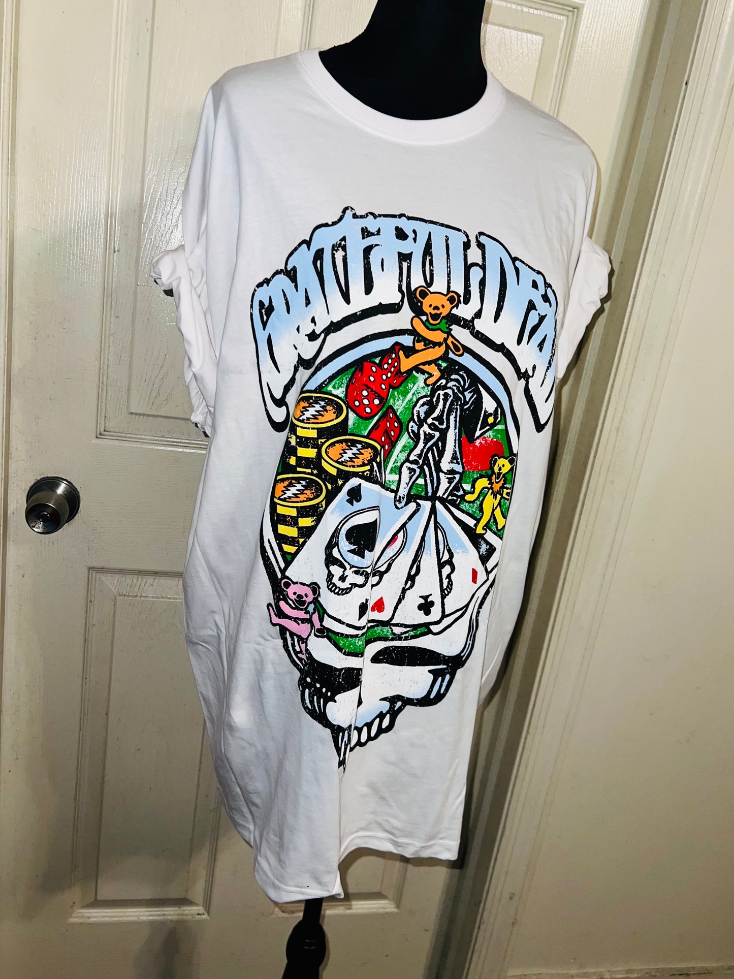 Grateful Dead Oversized Distressed Tee