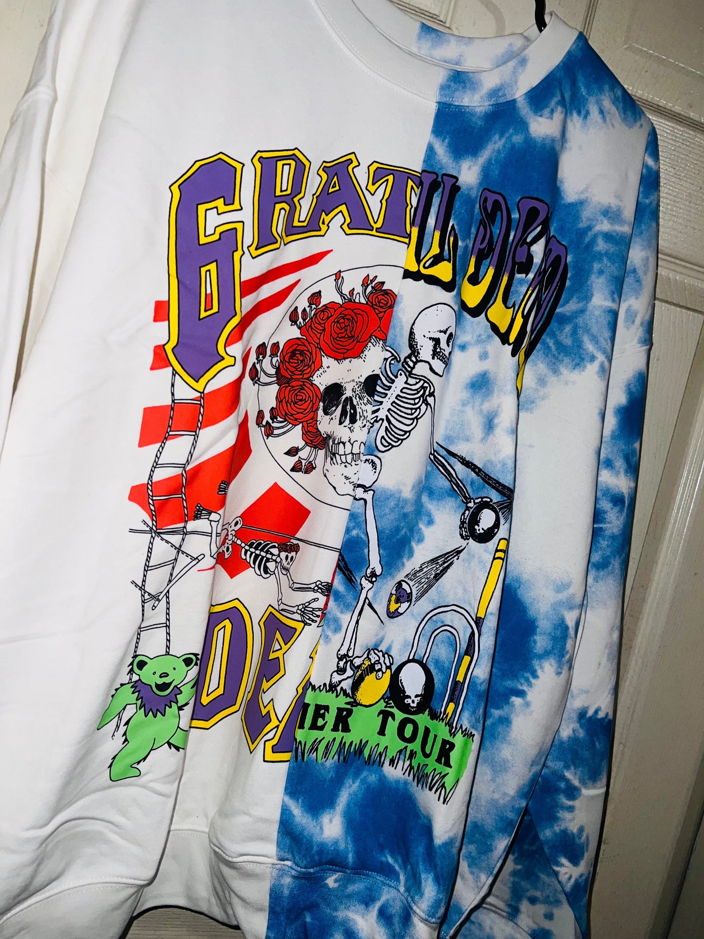 Grateful Dead Oversized Split Sweatshirt