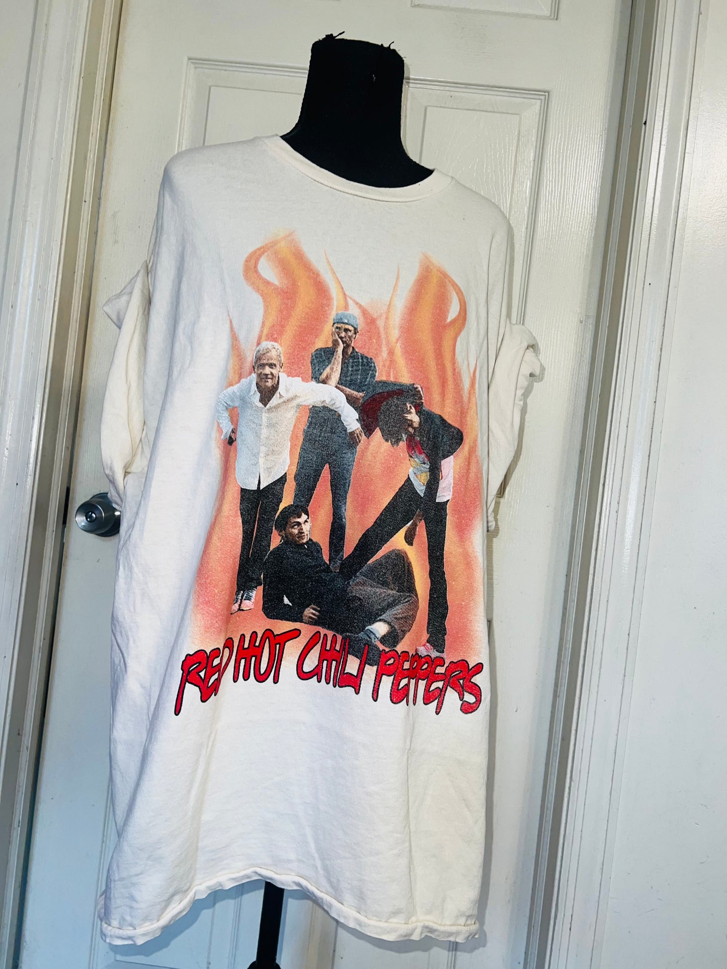 Red Hot Chili Peppers Oversized Distressed Tee