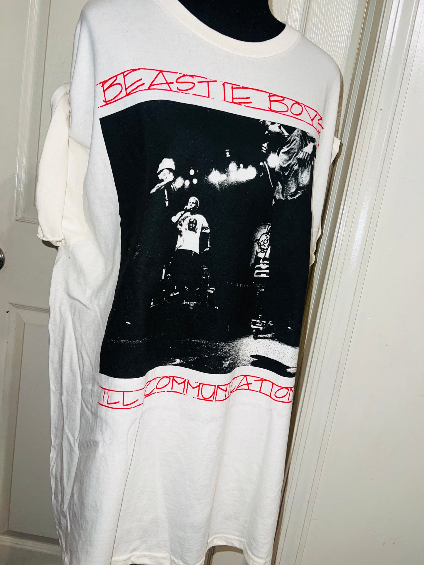 Beastie Boys Double Sided Oversized Distressed Tee