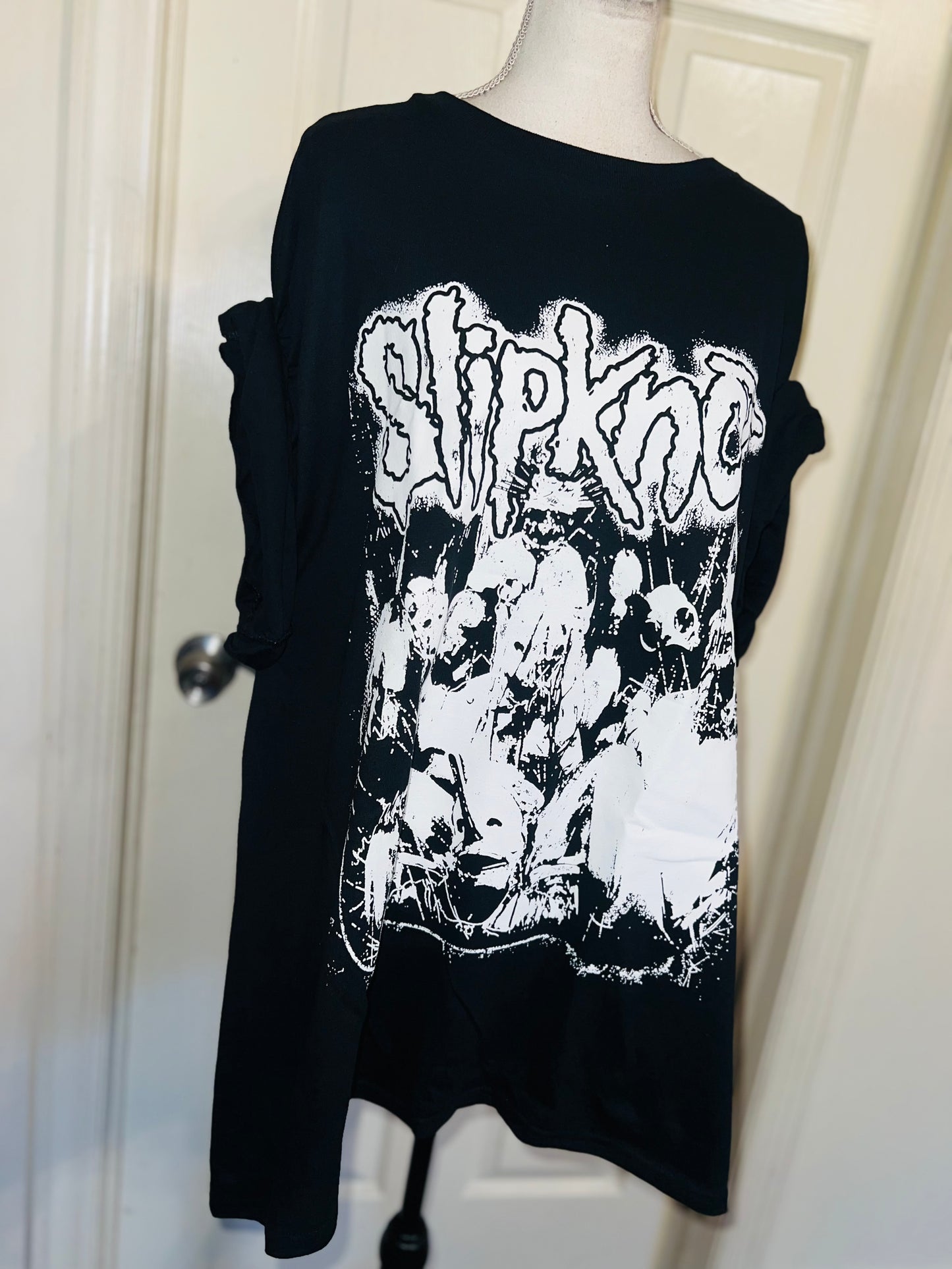 Slipknot Double Sided Oversized Distressed Tee