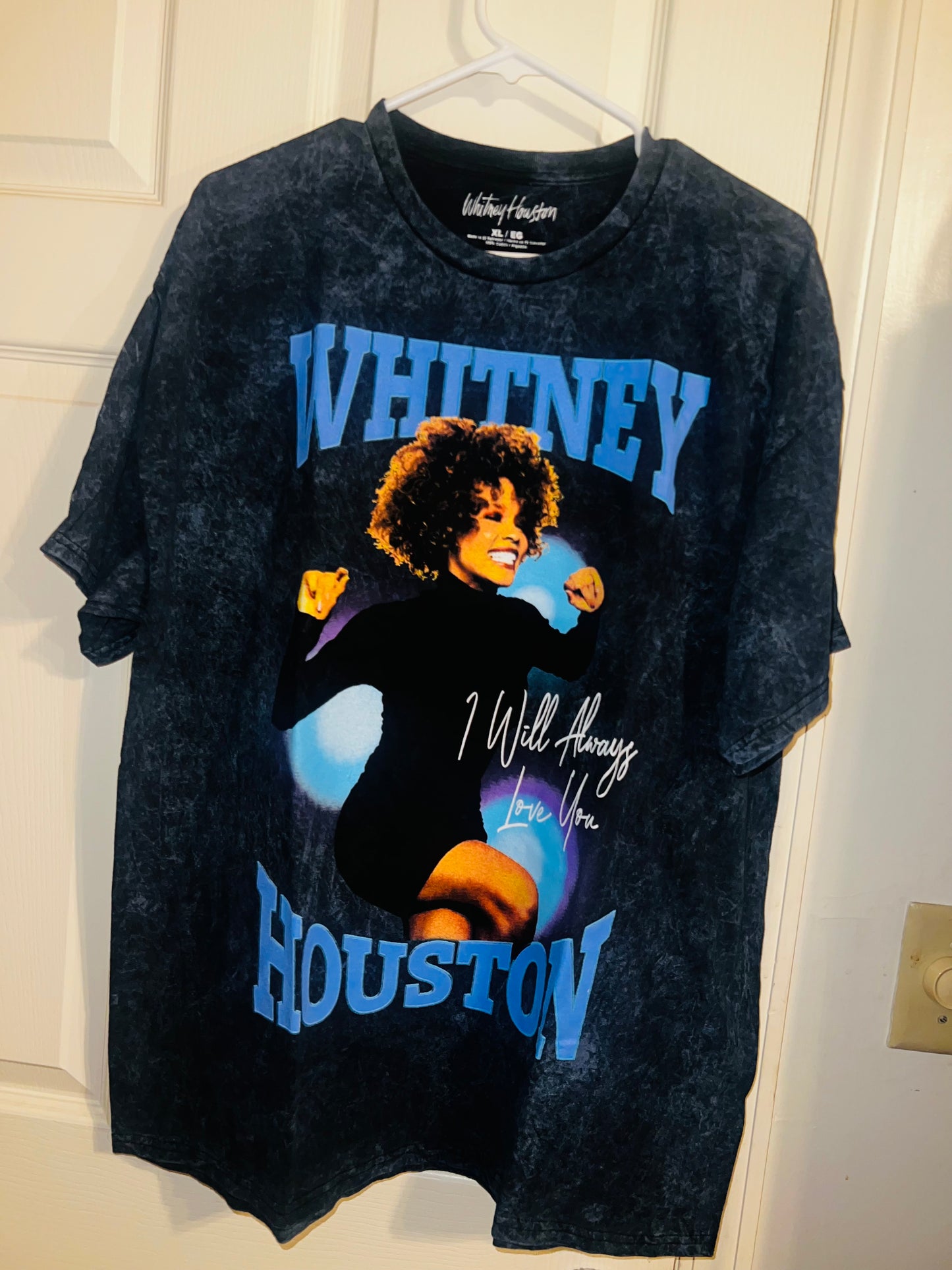 Whitney Houston Oversized Distressed Tee