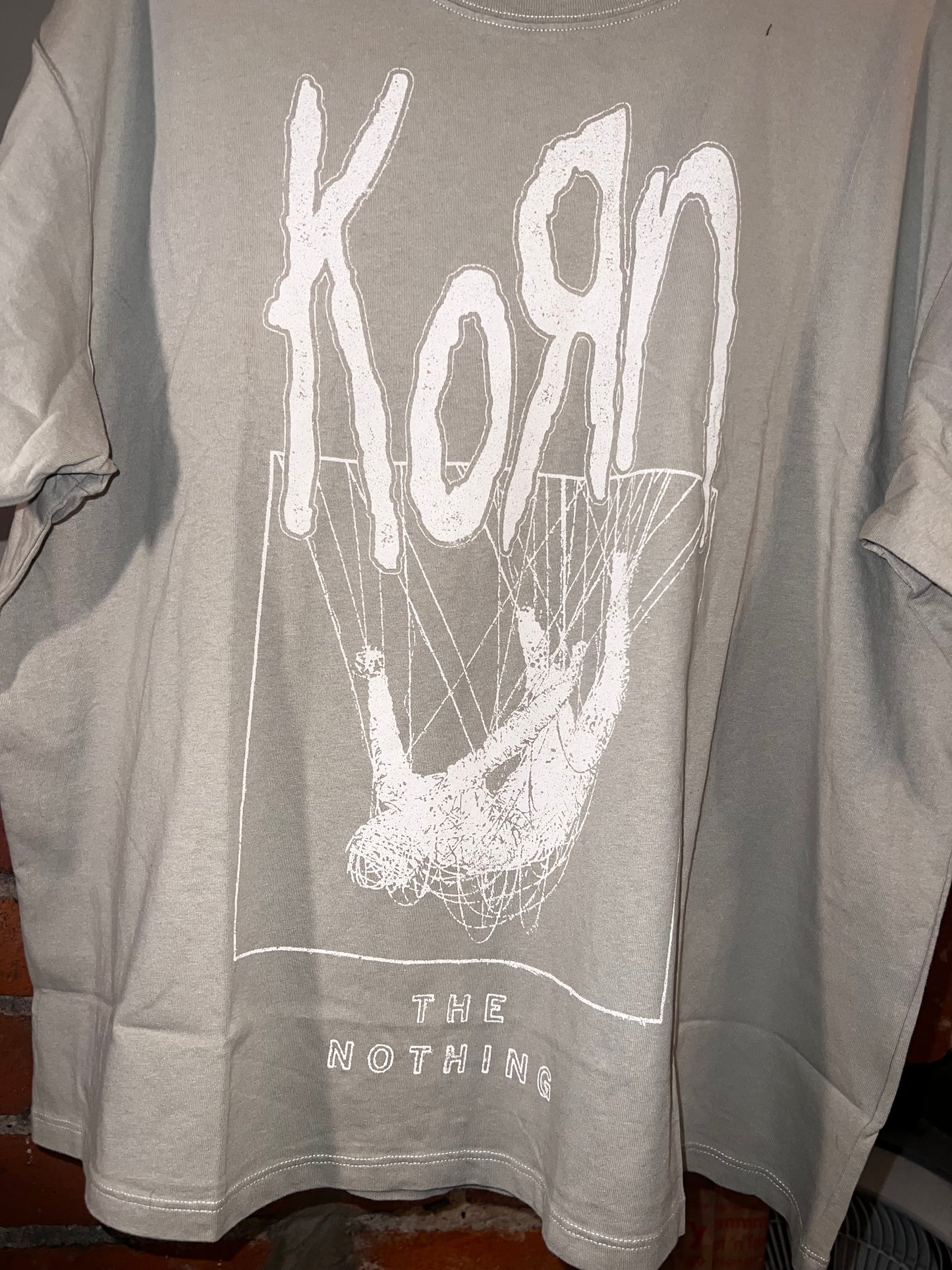Korn Oversized Distressed Tee