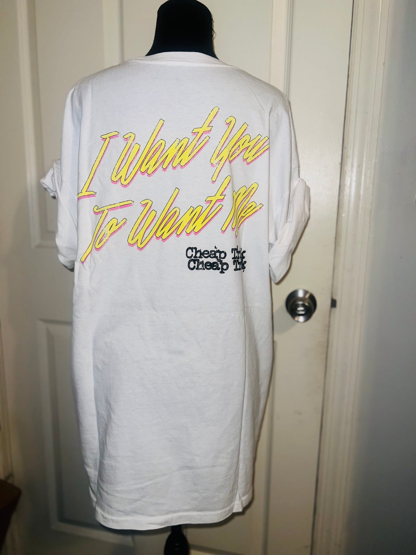 Cheap Trick Double Sided Oversized Tee