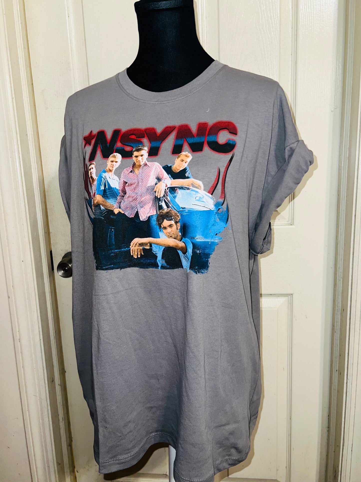 NSYNC Oversized Distressed Tee