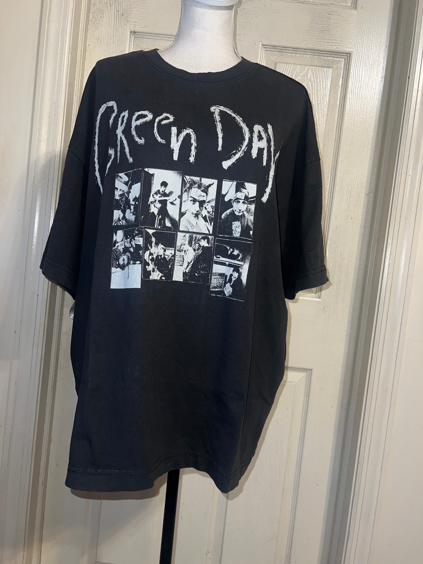 Green Day Oversized Distressed Tee