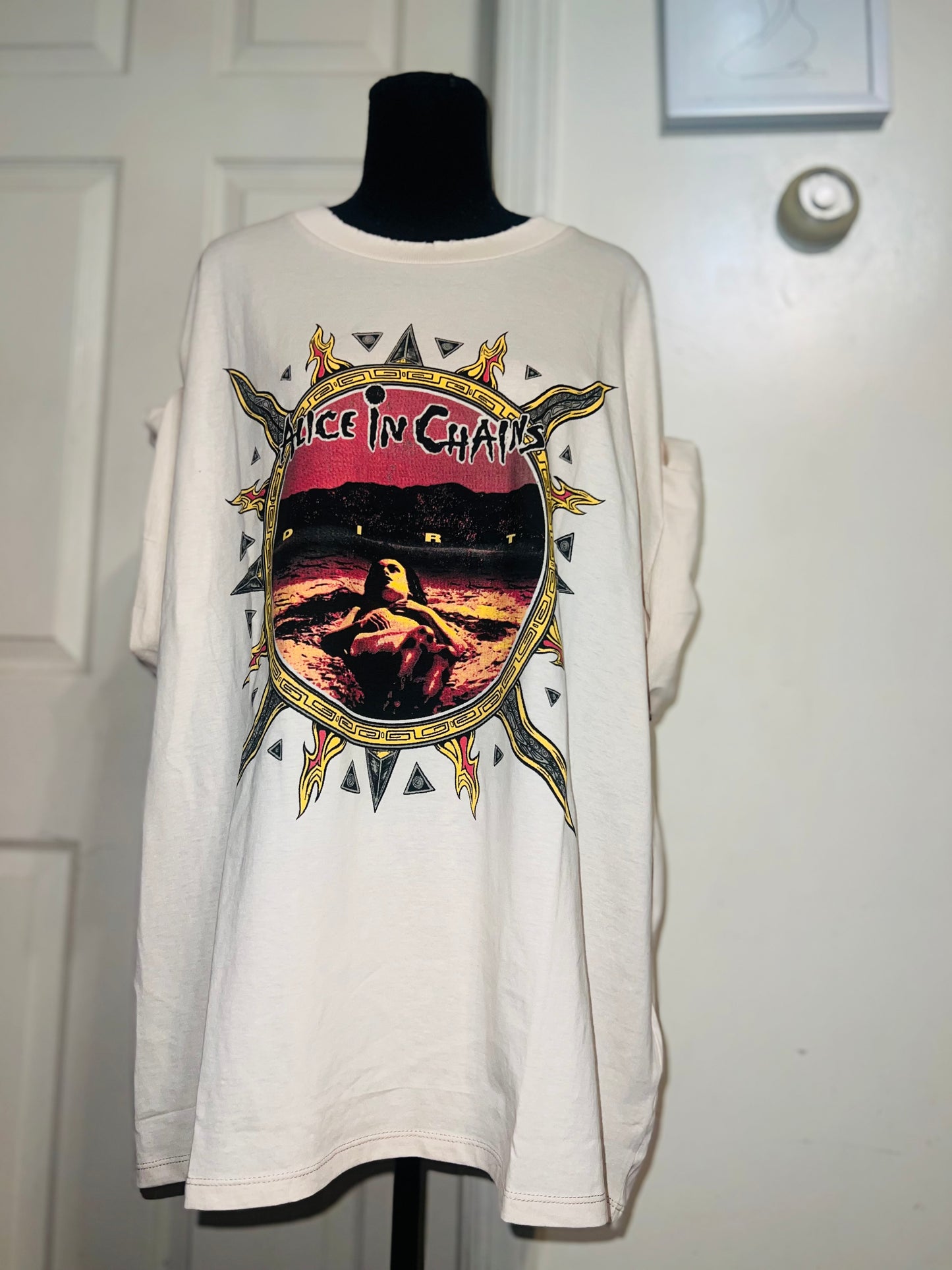 Alice In Chains Oversized Distressed Tee