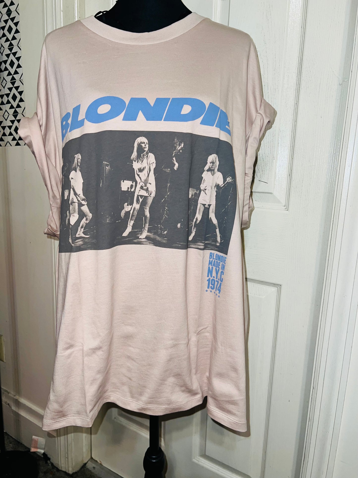 Blondie Oversized Distressed Tee