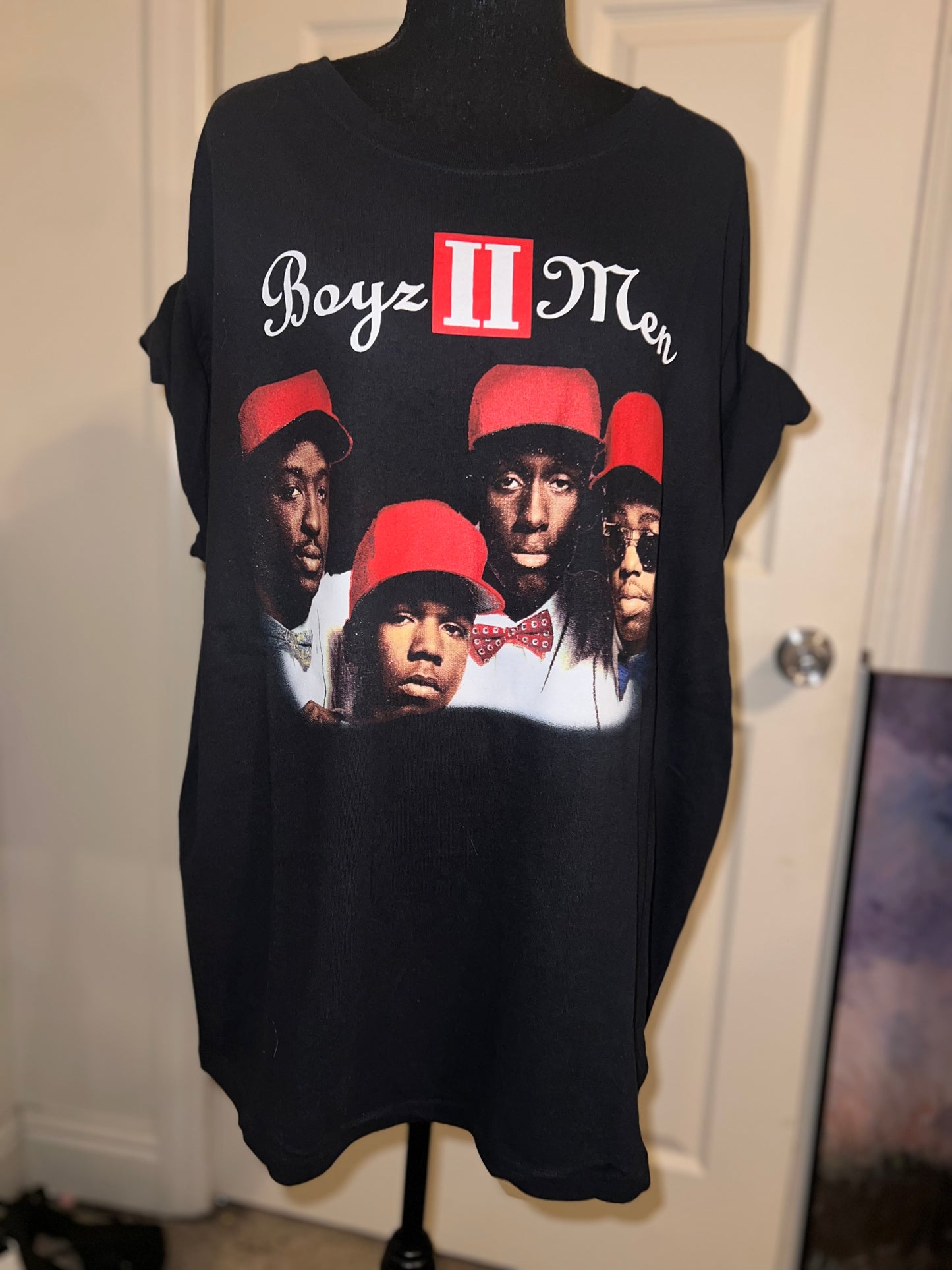 Boyz II Men Oversized Distressed Tee