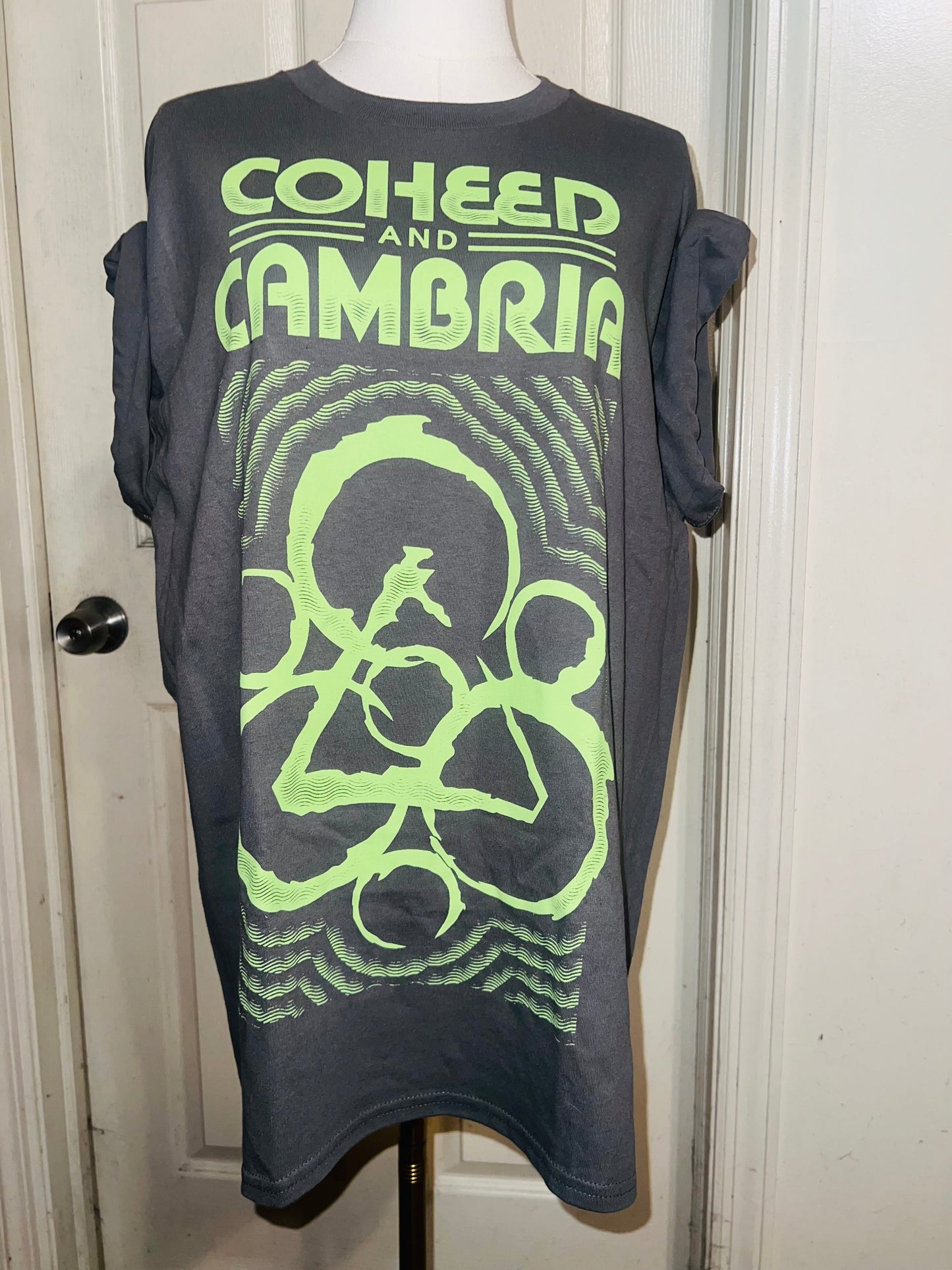 Coheed & Cambria Oversized Distressed Tee