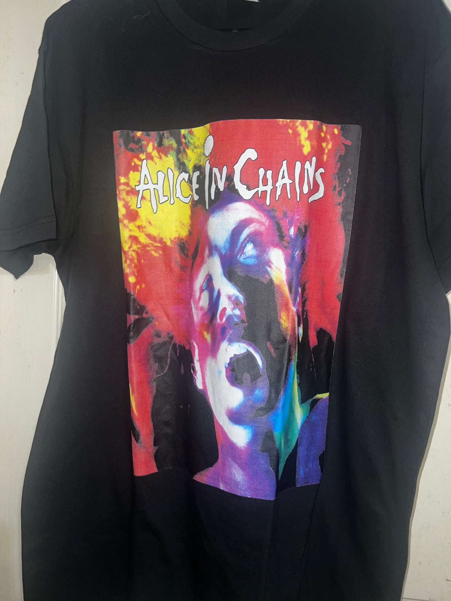 Alice In Chains Oversized Distressed Tee