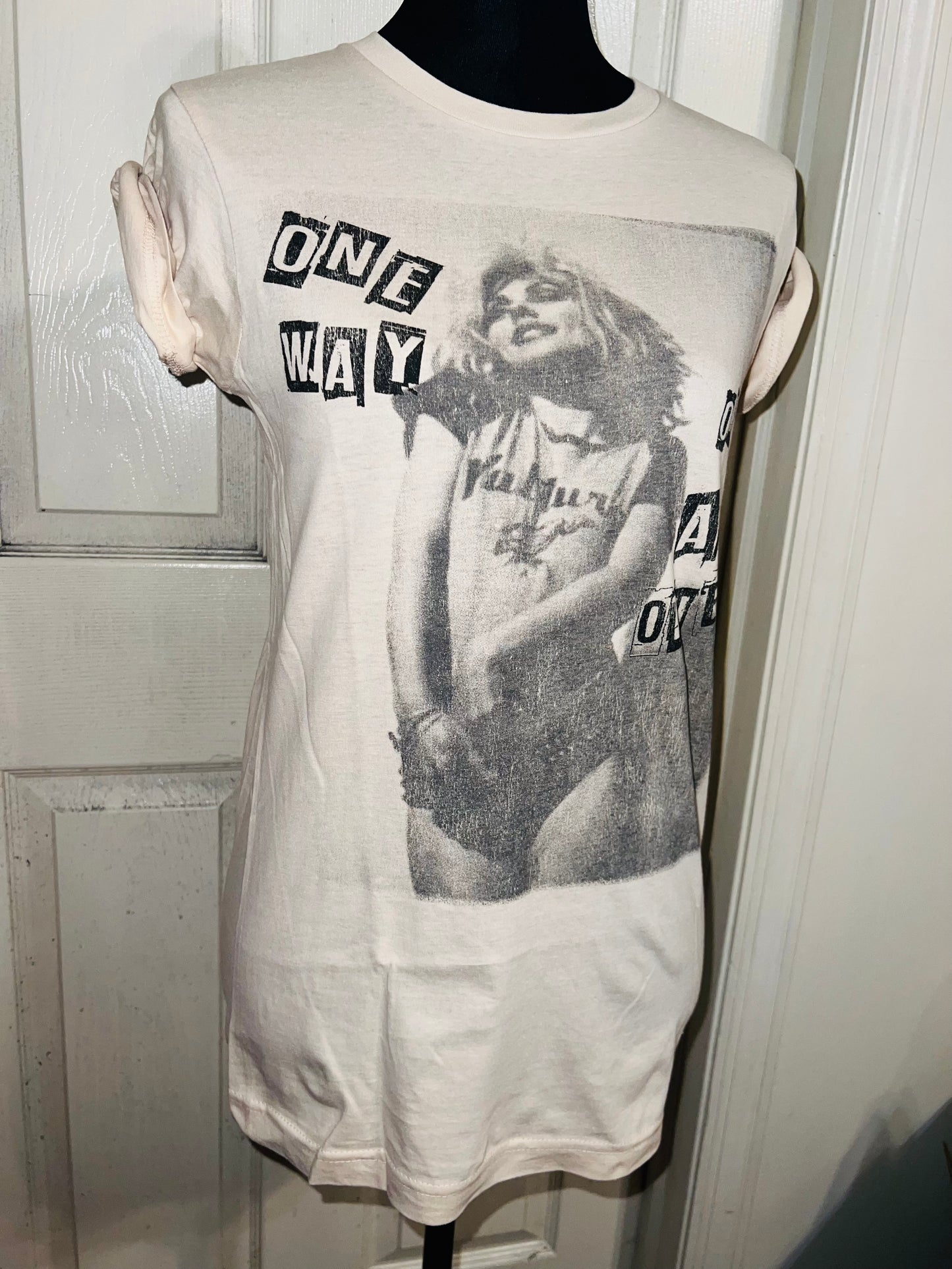 Blondie Oversized Distressed T-Shirt
