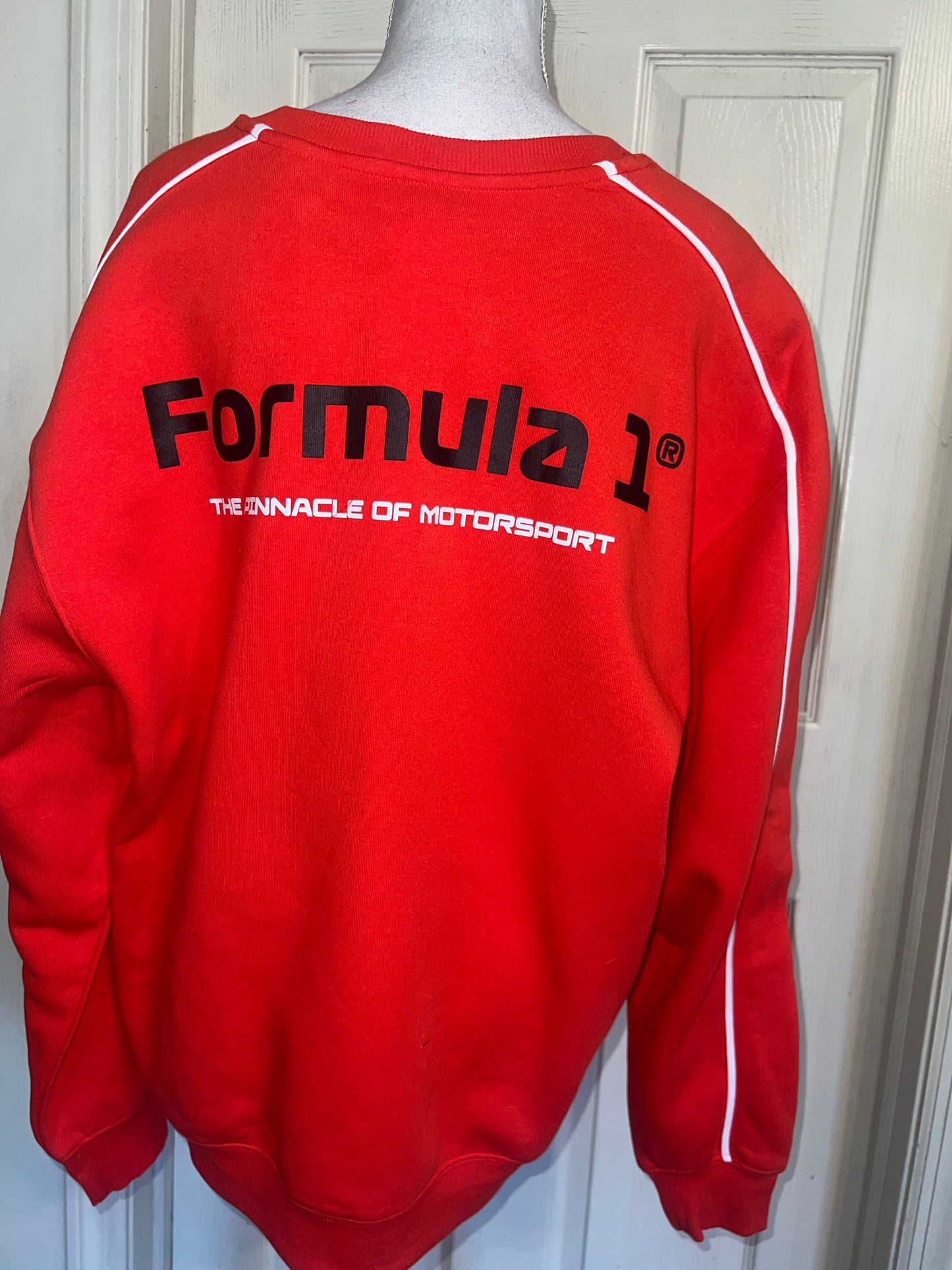 Formula 1 Double Sided Oversized Distressed Sweatshirt