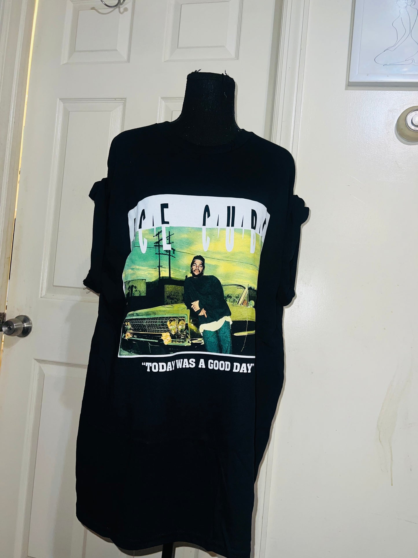 Ice Cube Oversized Distressed Tee