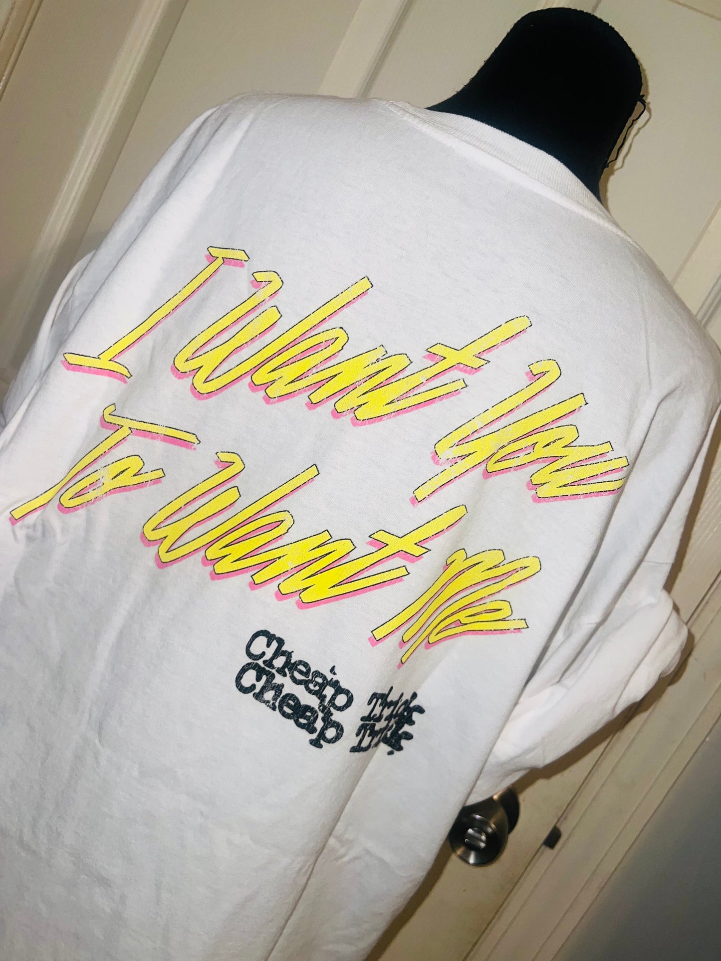 Cheap Trick Double Sided Oversized Tee