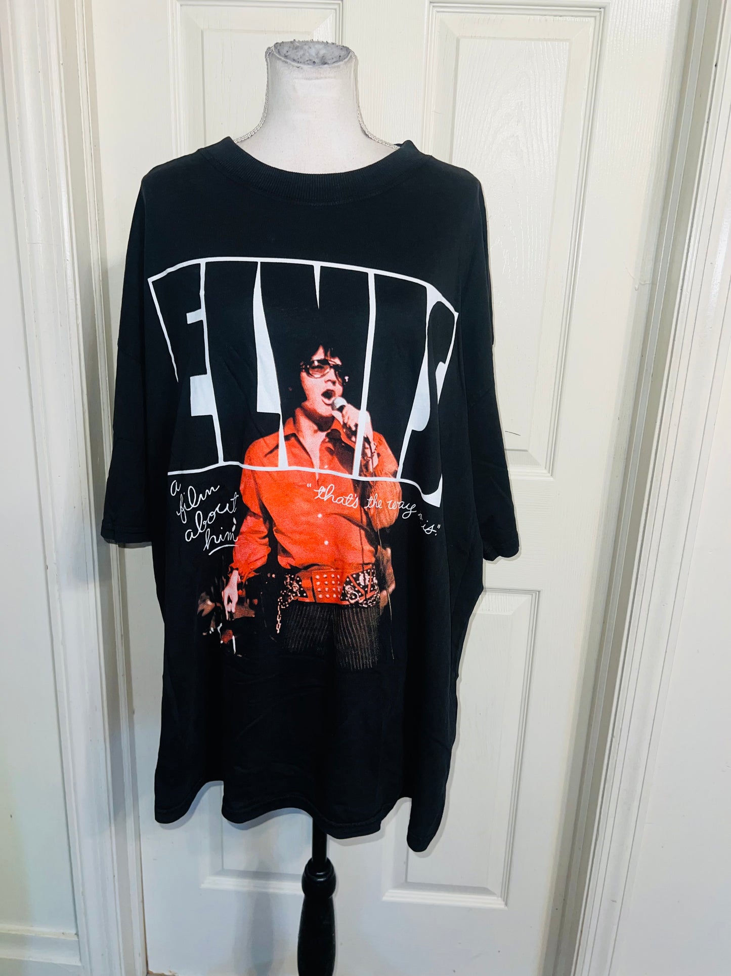 Elvis Oversized Distressed Tee