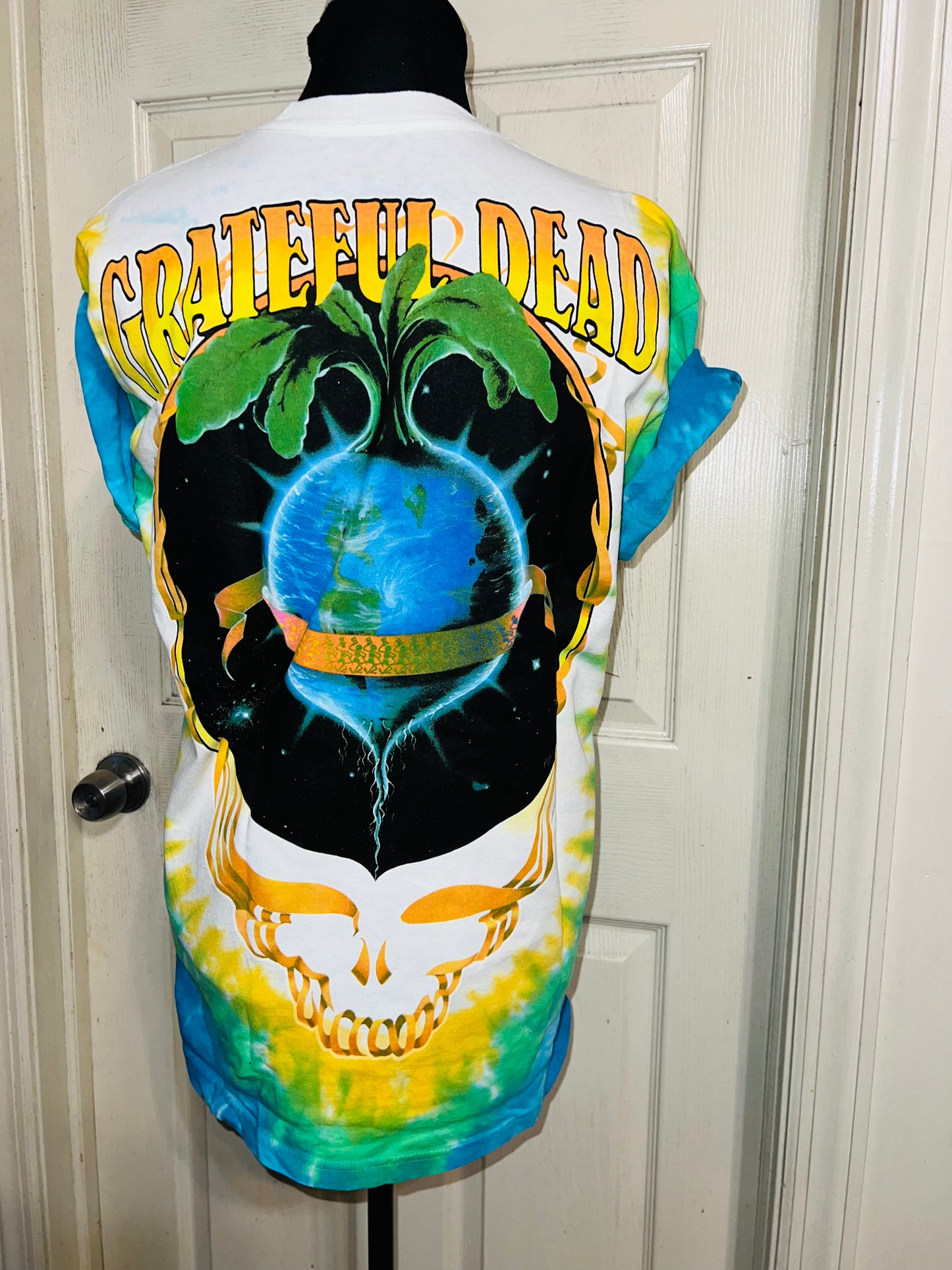 Grateful Dead Keep Green Double Sided Distressed Tee