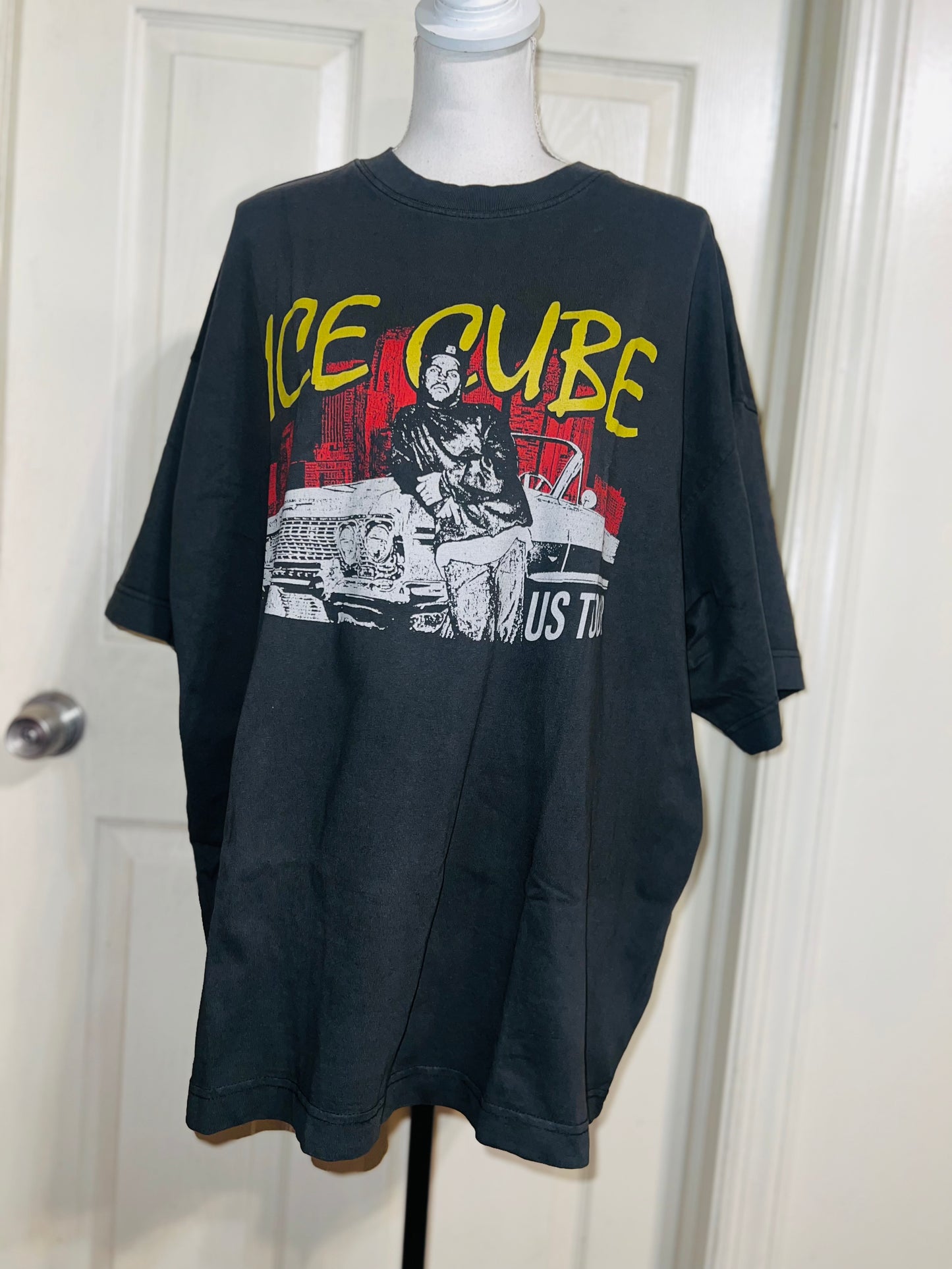 Ice Cube Double Sided Oversized Distressed Tee