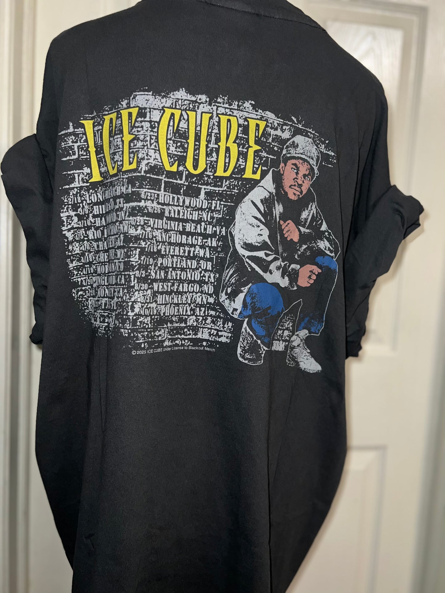 Ice Cube Double Sided Oversized Distressed Tee