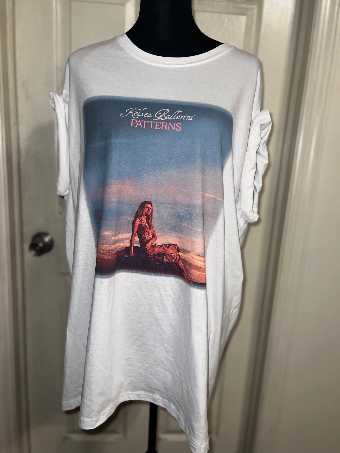 Kelsea Ballerini Oversized Double Sided Distressed Tour Tee