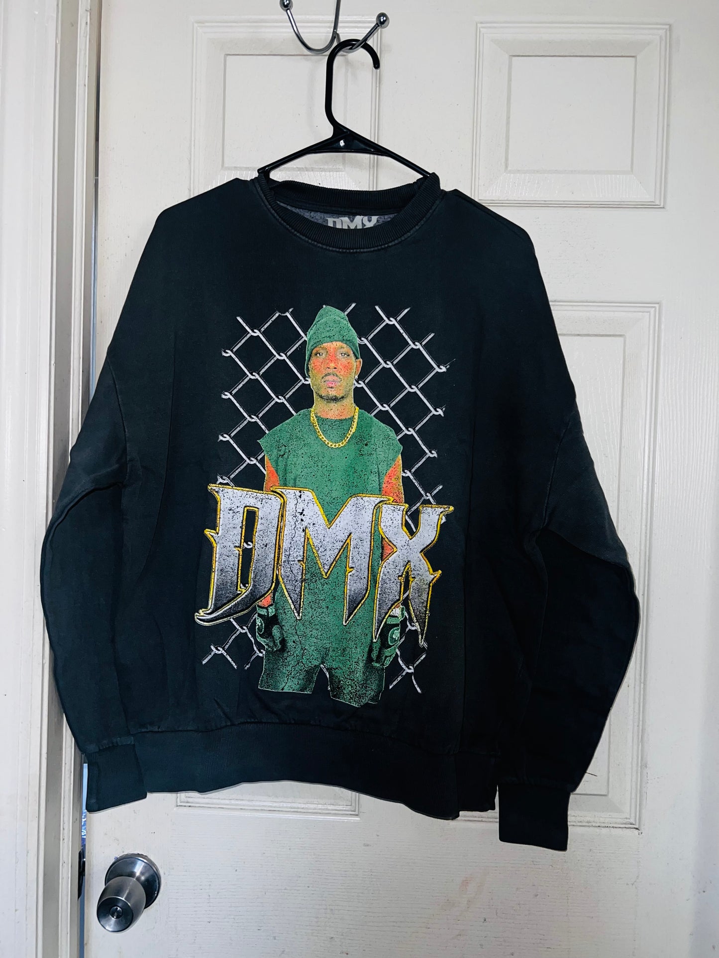 DMX Oversized Distressed Sweatshirt