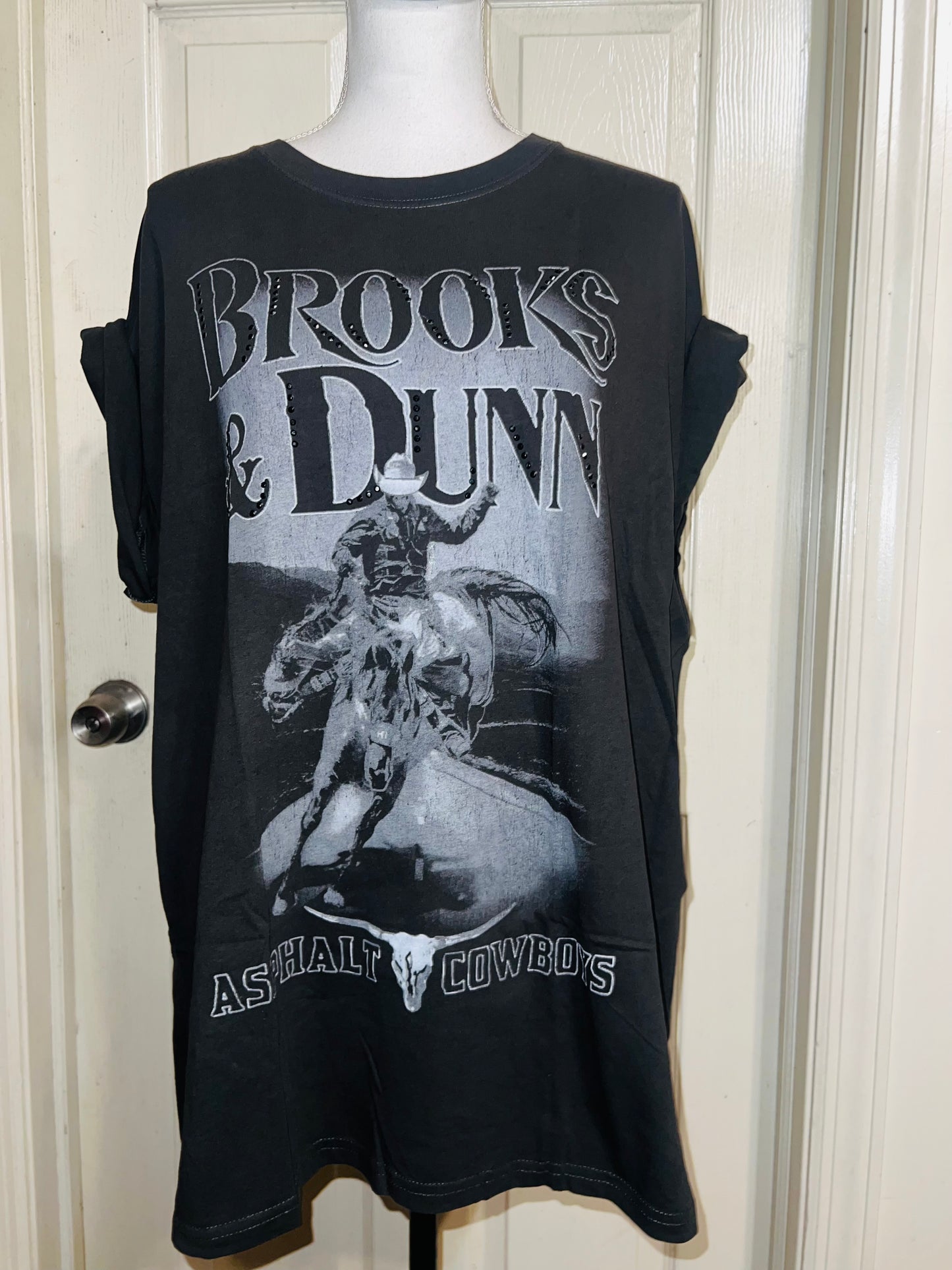 Brooks & Dunn Oversized Distressed Tee