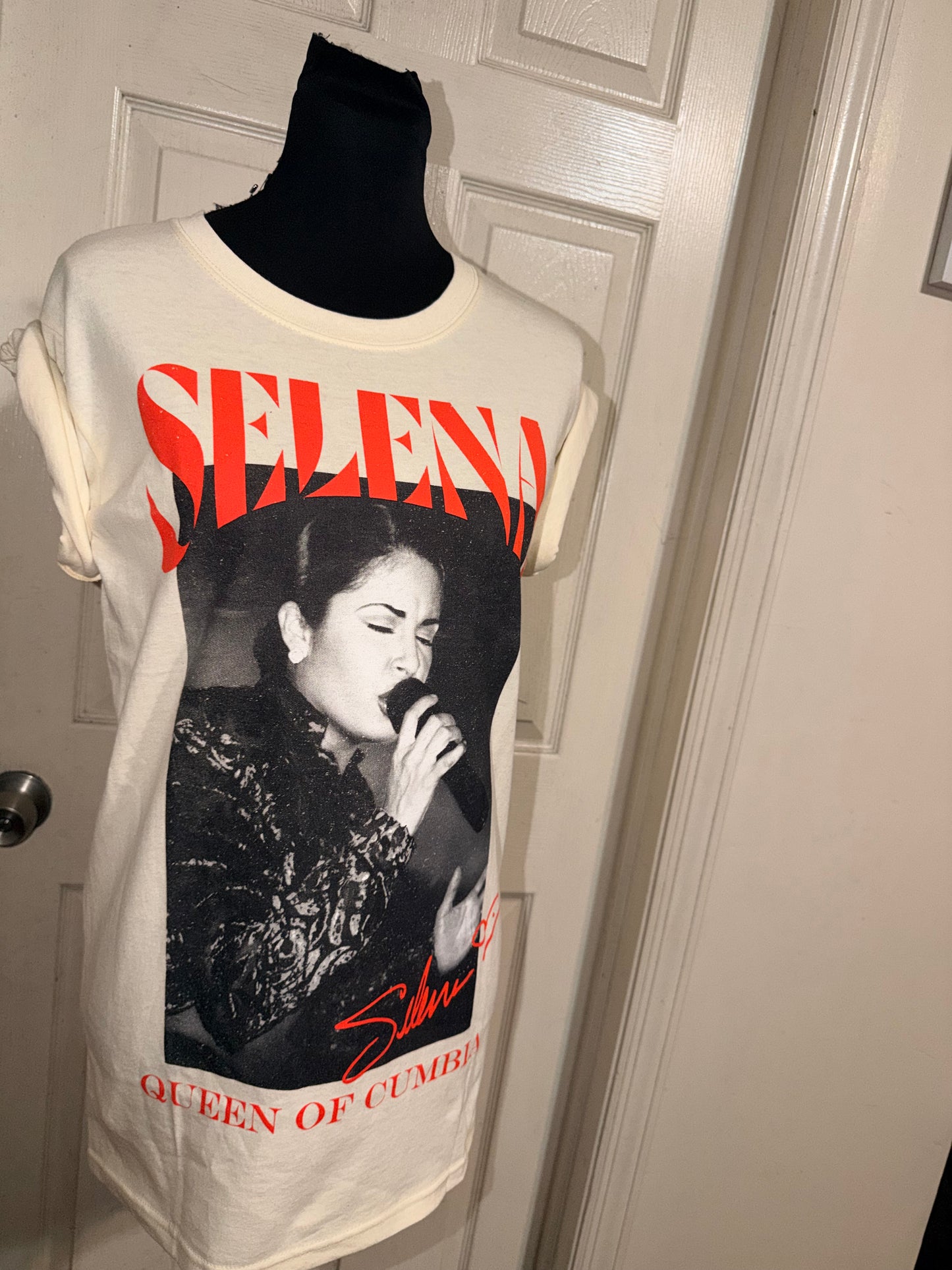 Selena Distressed Tee