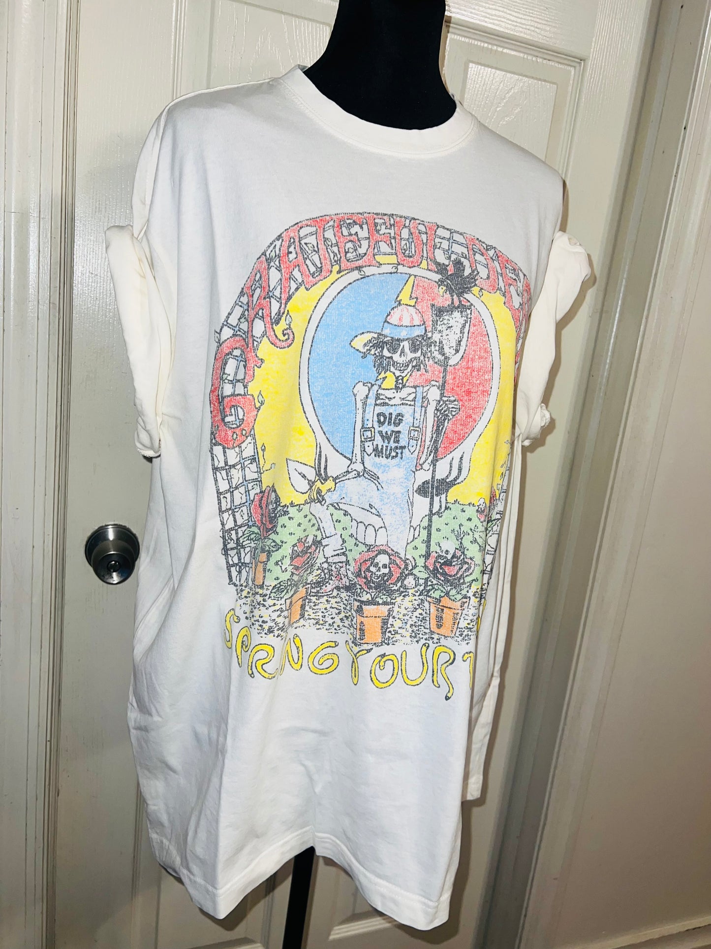 Grateful Dead Oversized Distressed Tee