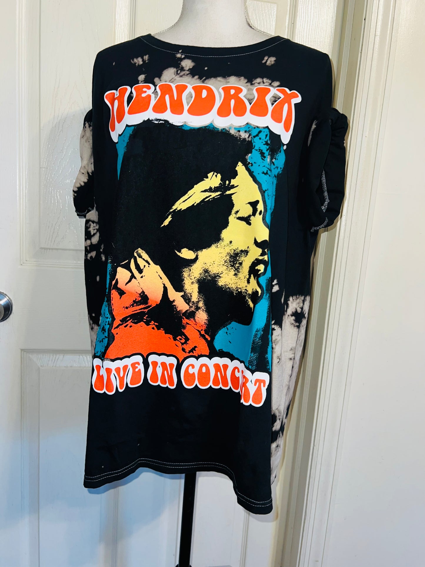 Jimi Hendrix Oversized Distressed Tee