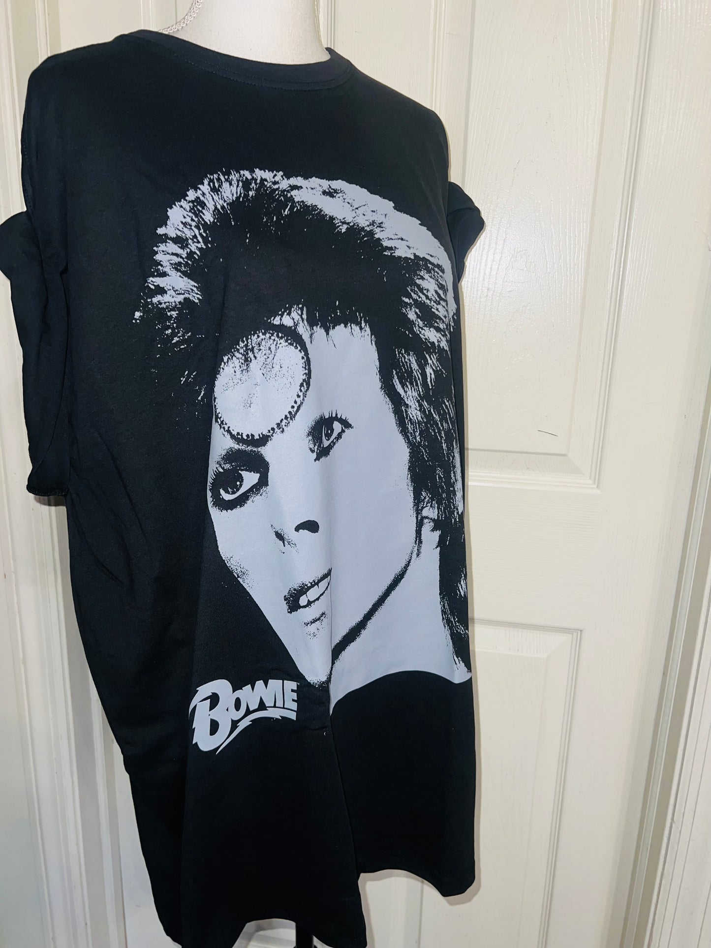 David Bowie Oversized Distressed Tee