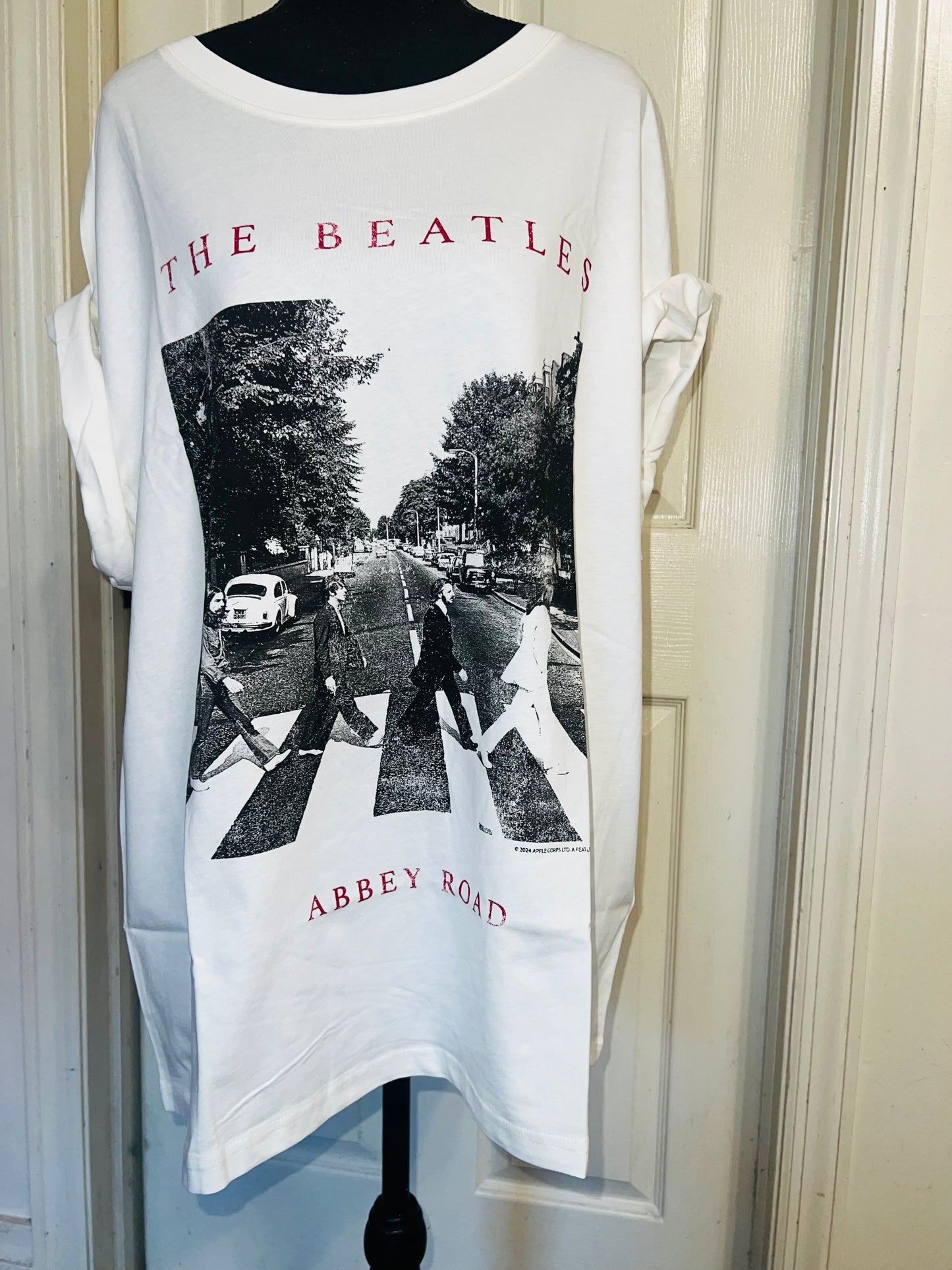 The Beatles Oversized Distressed Tee