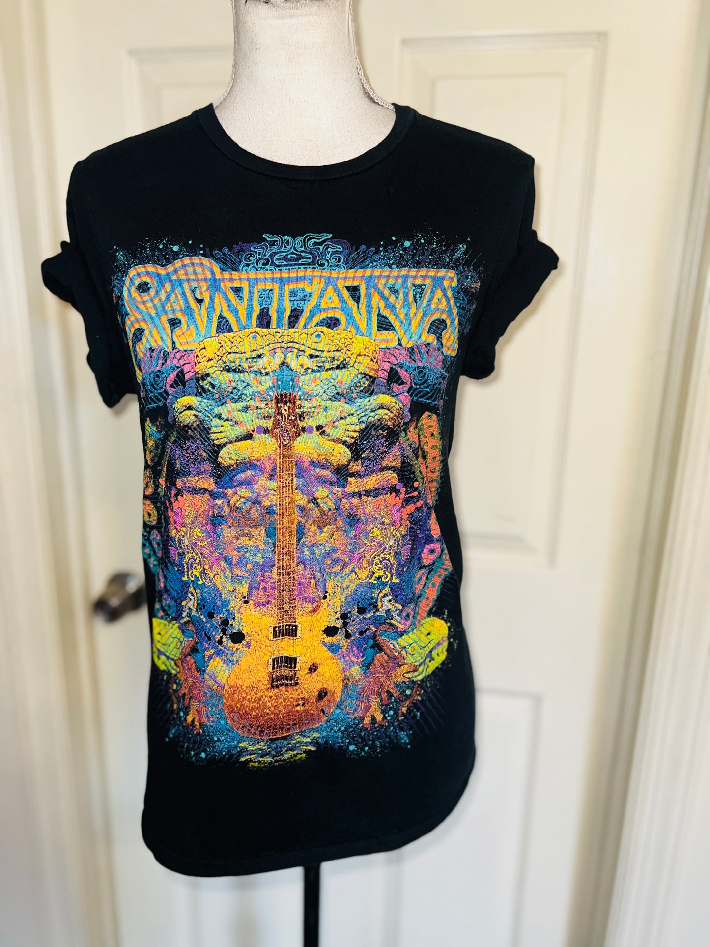 Santana Vintage Oversized Distressed Tee