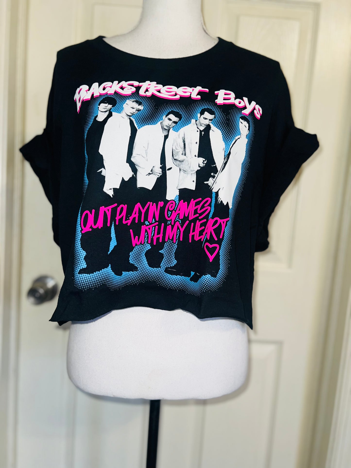 Backstreet Boys Oversized Distressed Tee