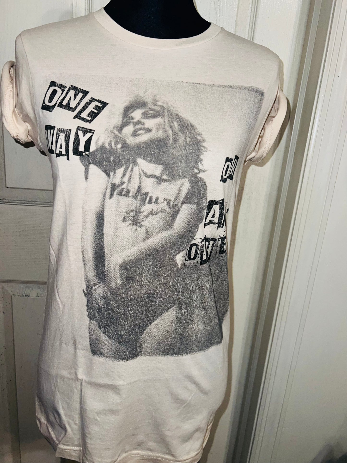 Blondie Oversized Distressed T-Shirt
