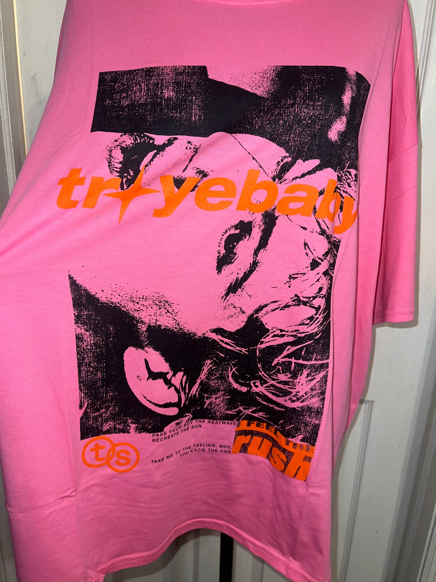 Troye Sivan Oversized Distressed Tee