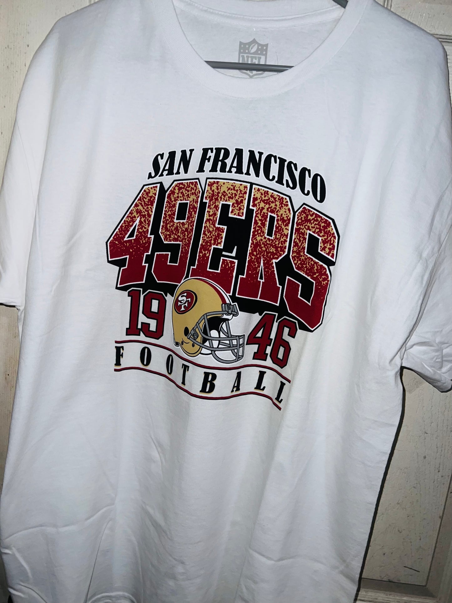 San Francisco 49ers Oversized Distressed Tee