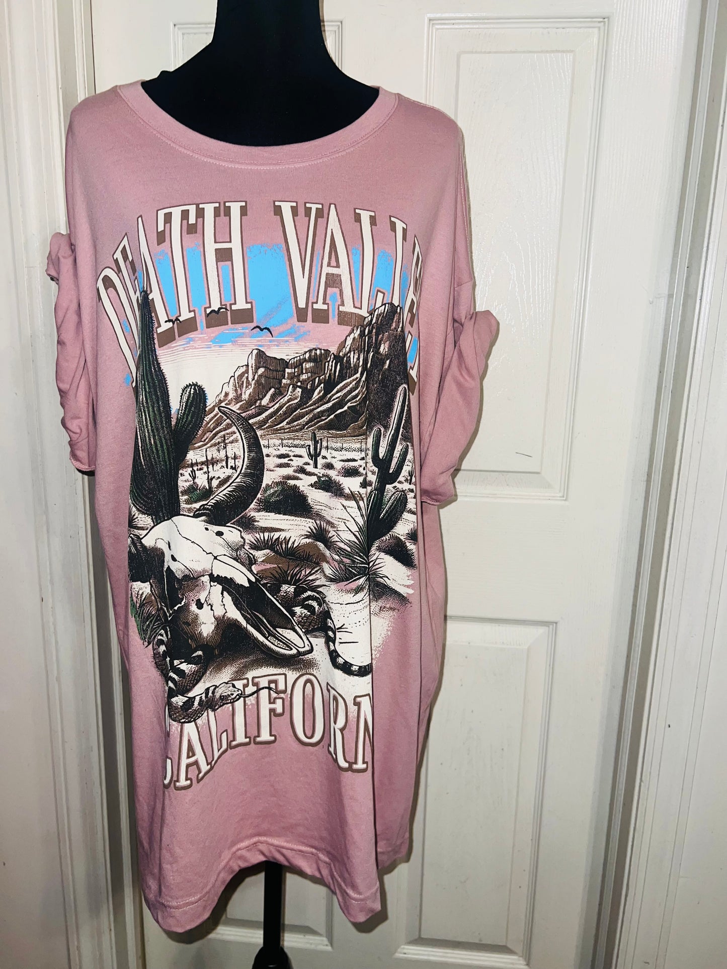 Death Valley California Oversized Distressed Tee