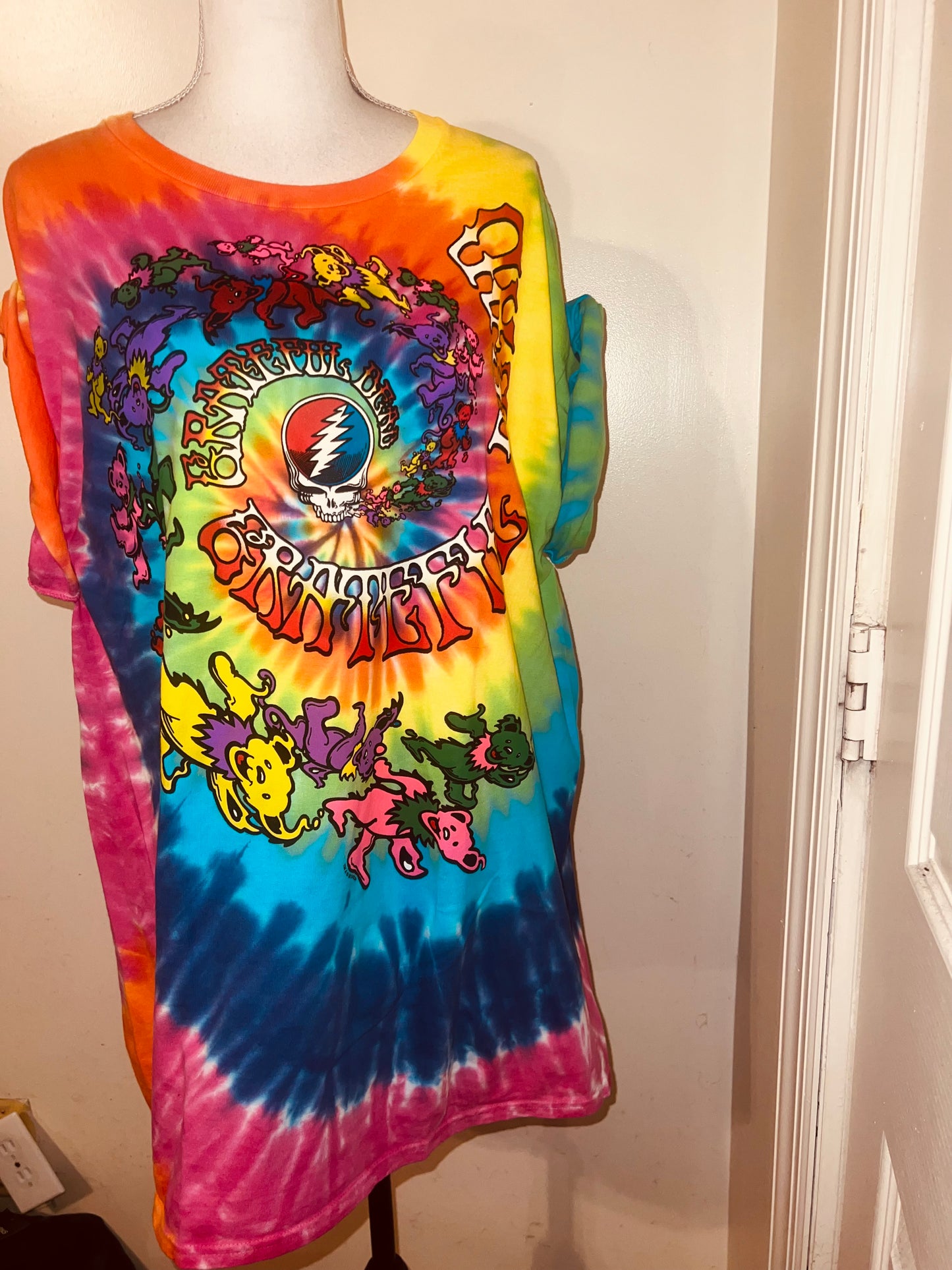 Grateful Dead Oversized Distressed Tee