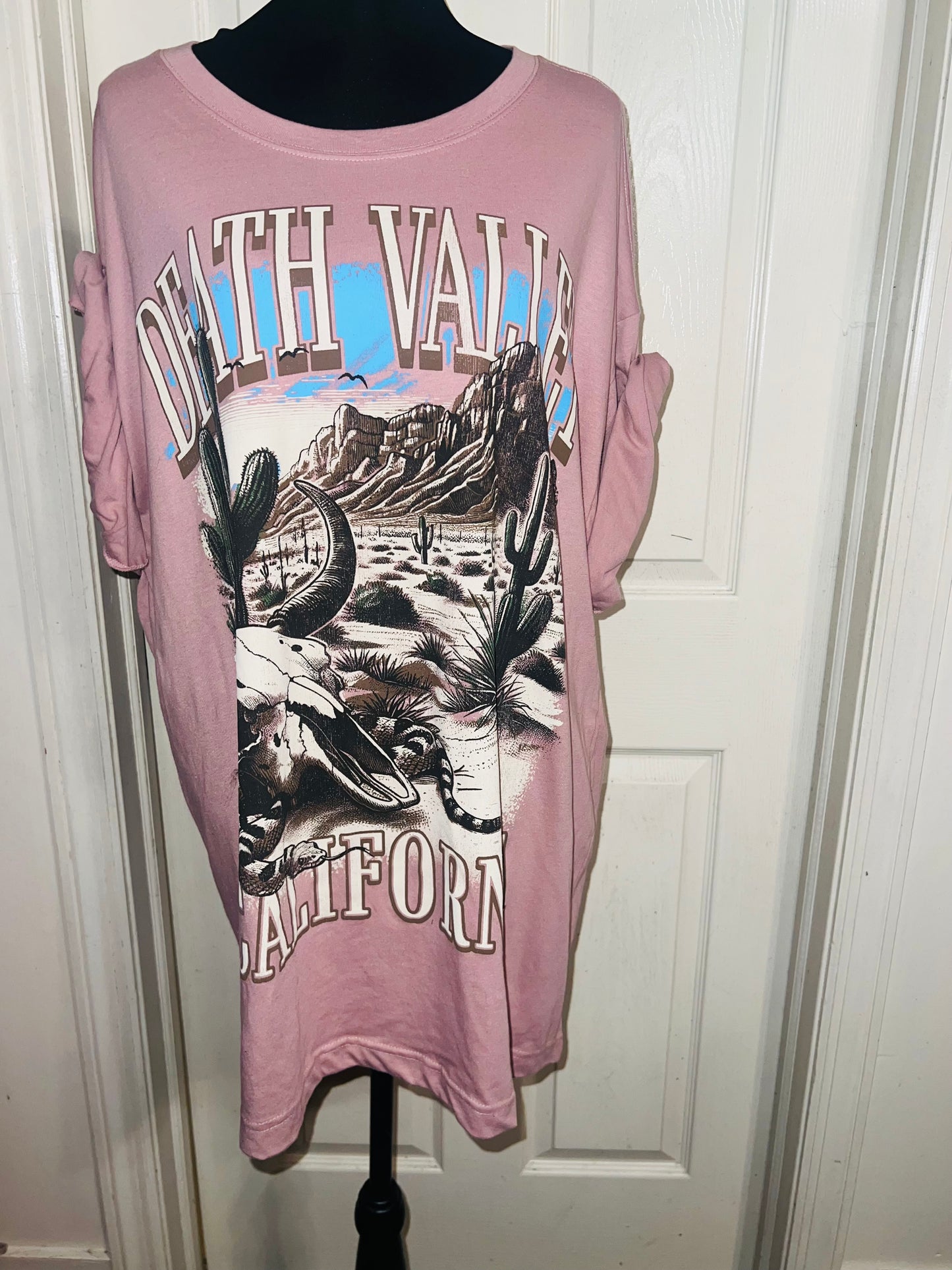 Death Valley California Oversized Distressed Tee