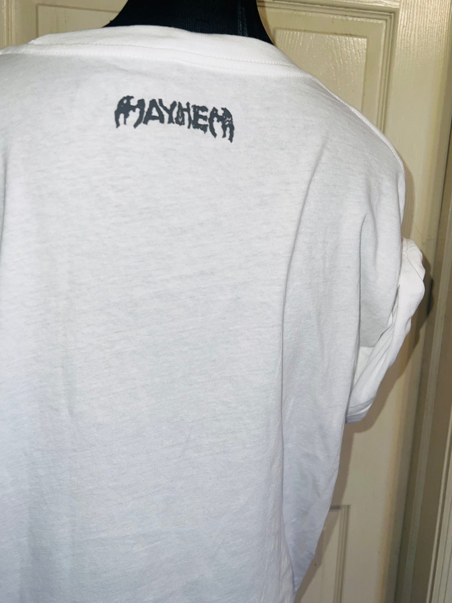 Lady Gaga Oversized Distressed Tee