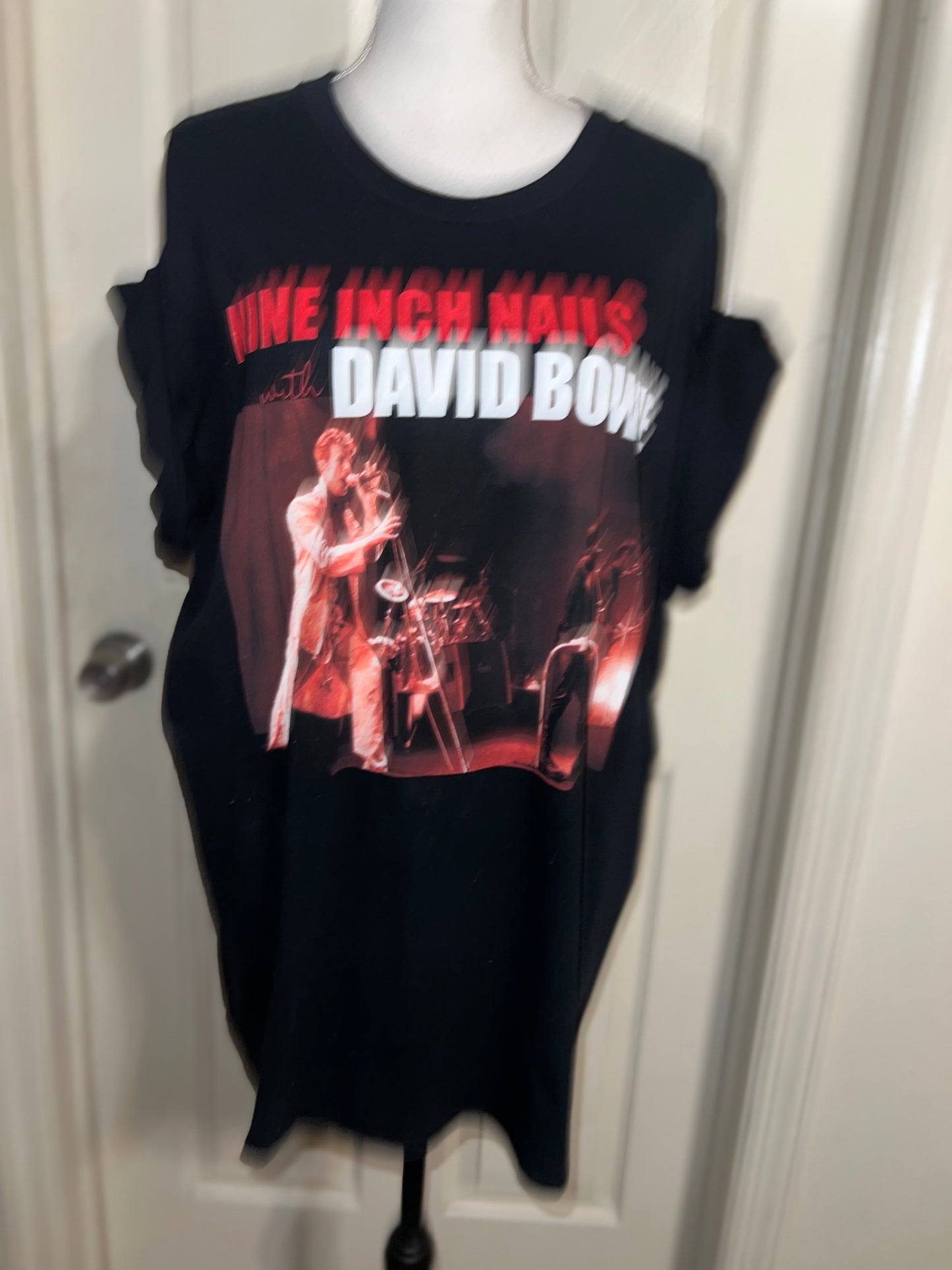 Nine Inch Nails and David Bowie Oversized Tee