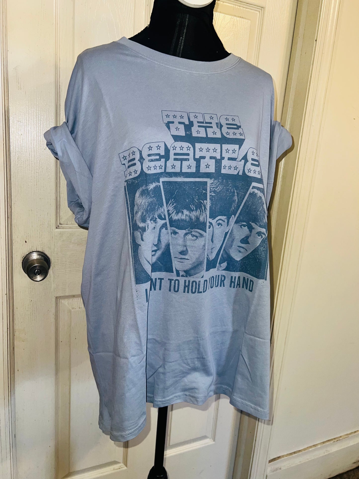The Beatles Oversized Distressed Tee