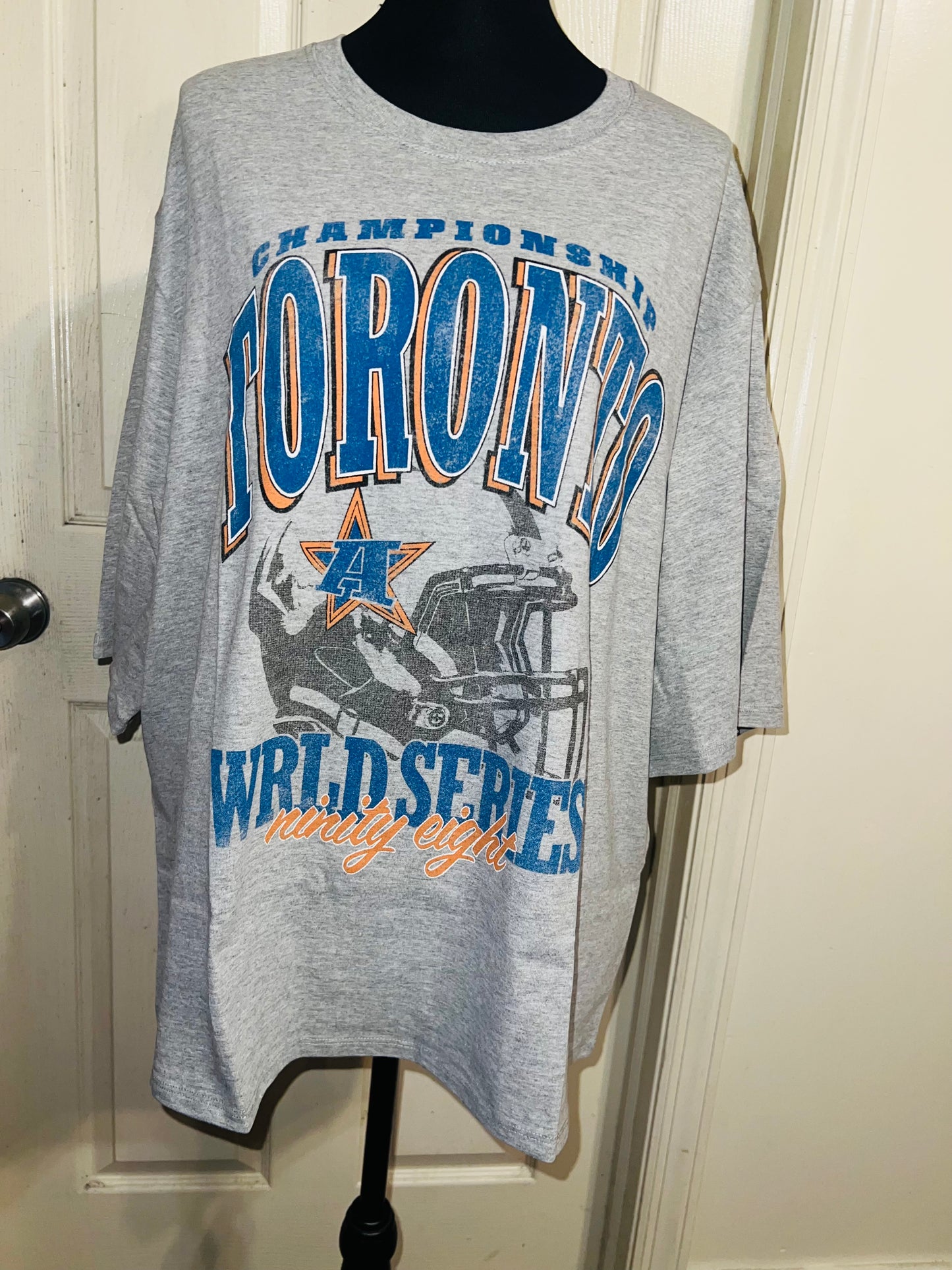Toronto Sports Graphic Oversized Distressed Tee